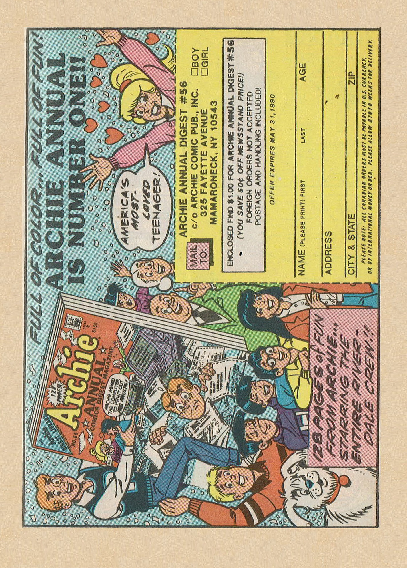Read online Archie Annual Digest Magazine comic -  Issue #56 - 25