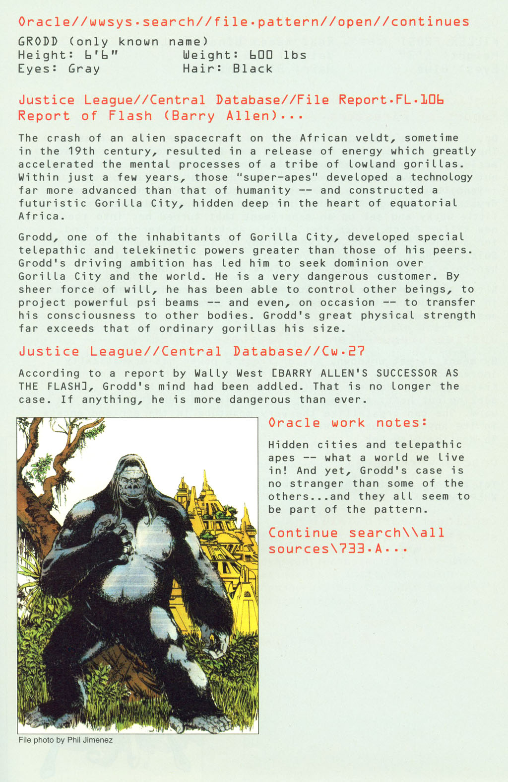 Read online Underworld Unleashed: Patterns of Fear comic -  Issue # Full - 16