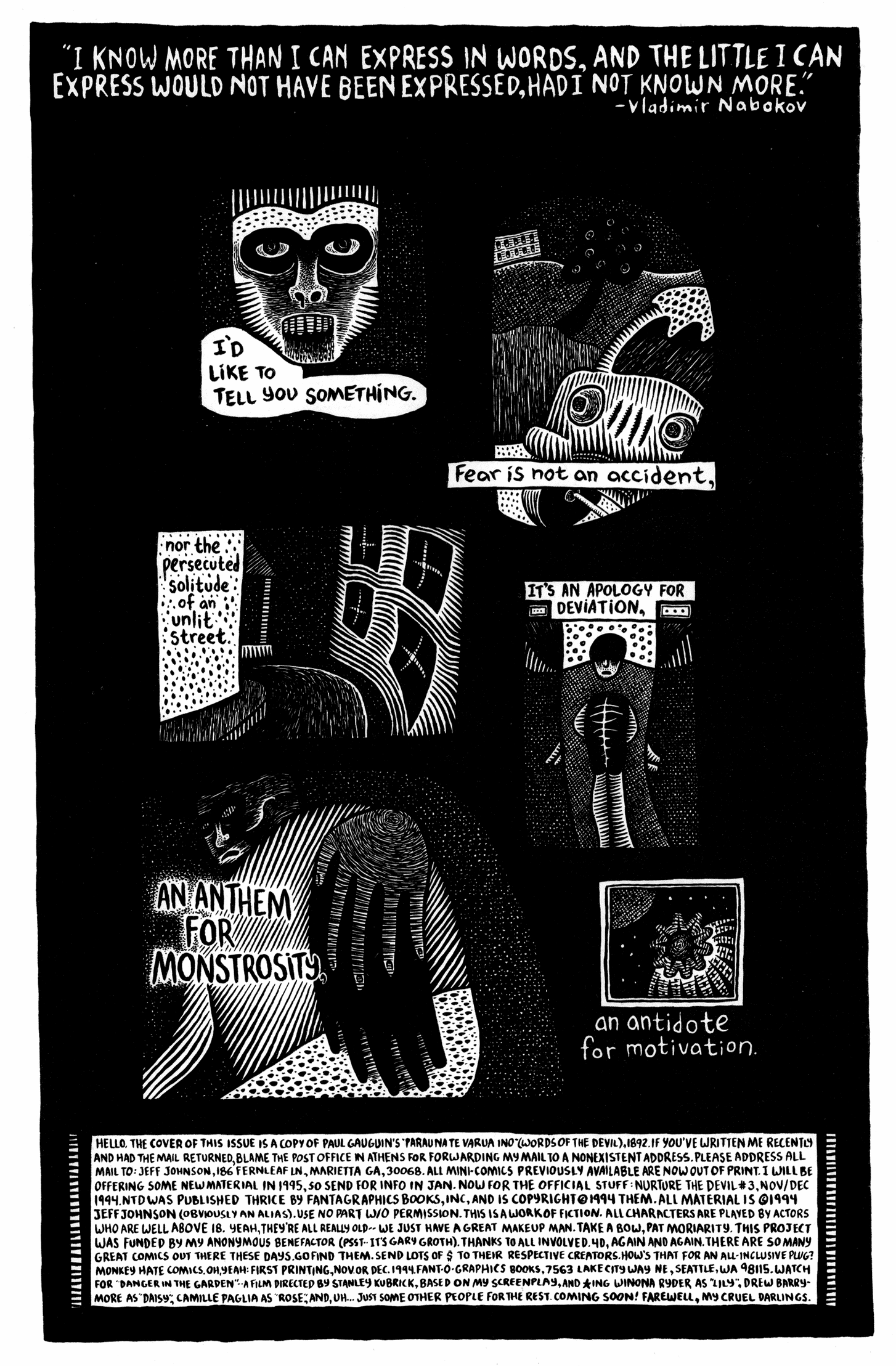 Read online Nurture the Devil comic -  Issue #3 - 2