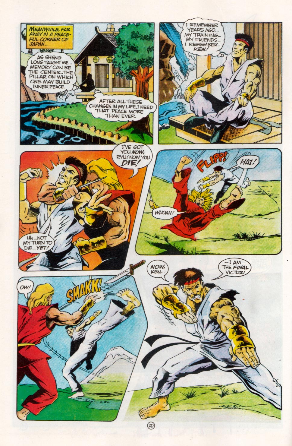 Read online Street Fighter (1991) comic -  Issue #2 - 21
