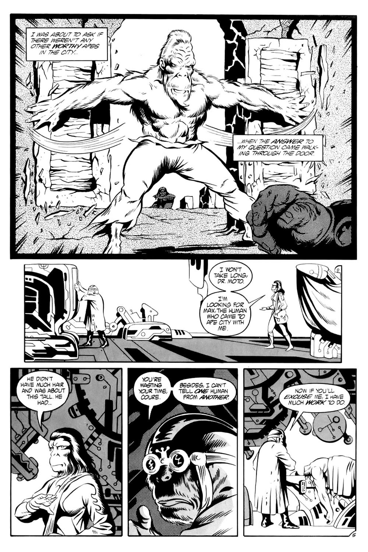 Read online Planet of the Apes (1990) comic -  Issue #7 - 7