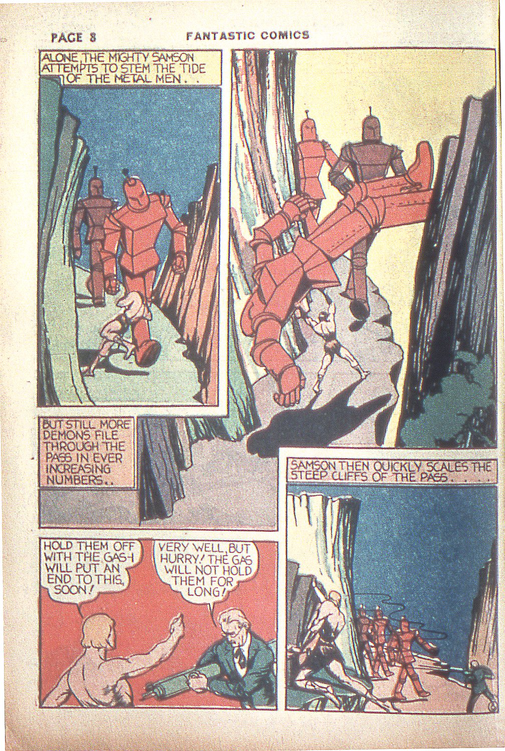 Read online Fantastic Comics comic -  Issue #4 - 10