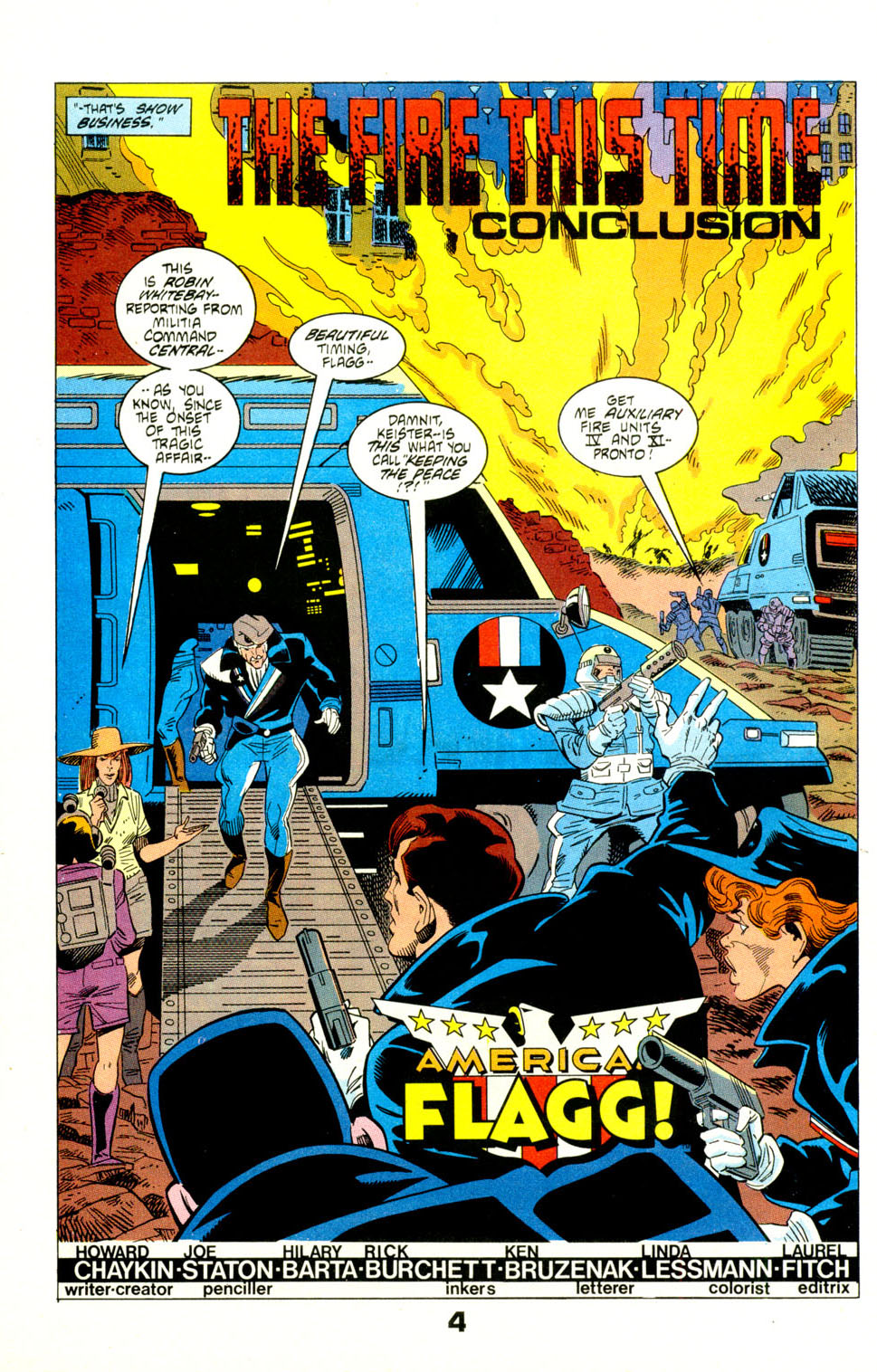 Read online American Flagg! comic -  Issue #30 - 6