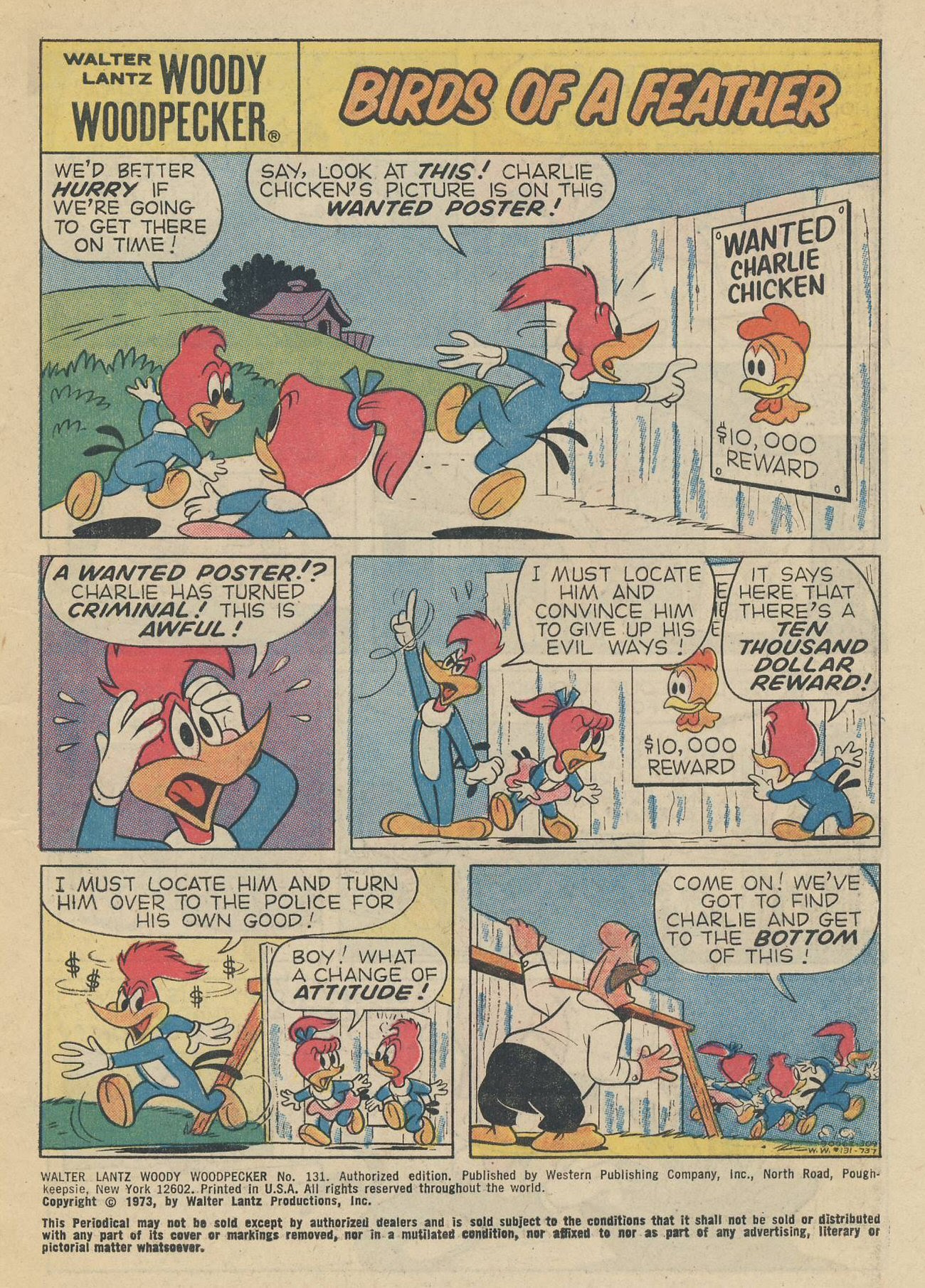 Read online Walter Lantz Woody Woodpecker (1962) comic -  Issue #131 - 3
