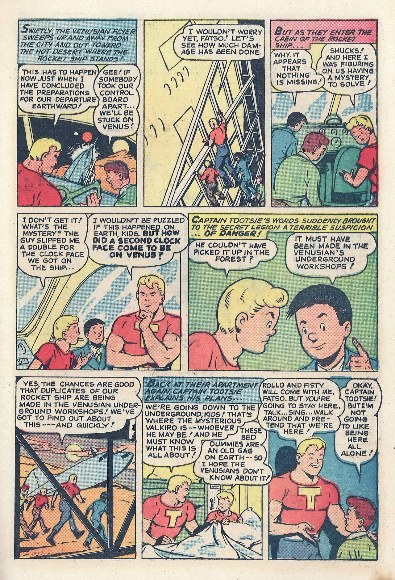 Read online Adventure of Captain Tootsie & the Space Legion comic -  Issue #1 - 17