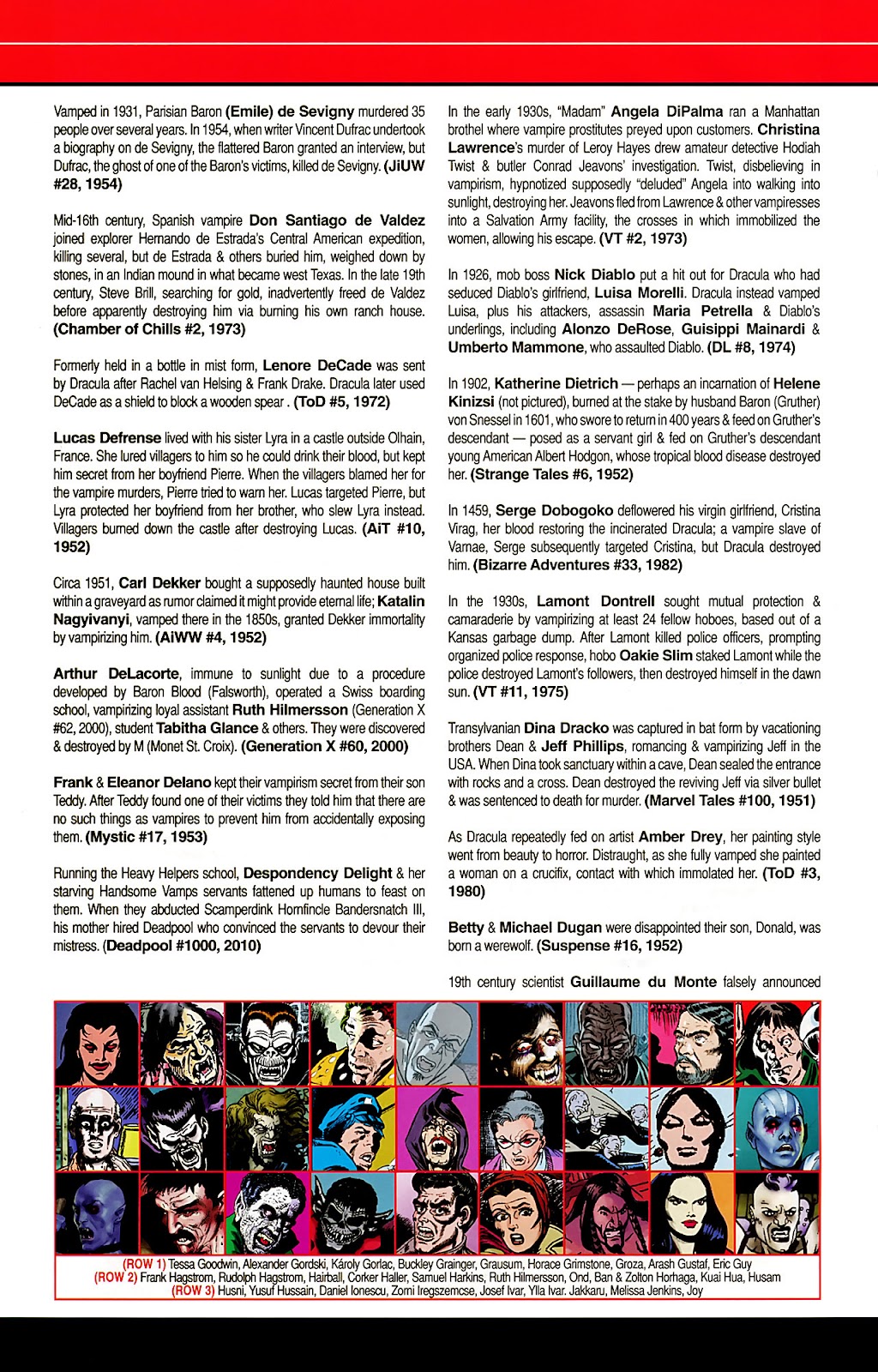Vampires: The Marvel Undead issue Full - Page 48
