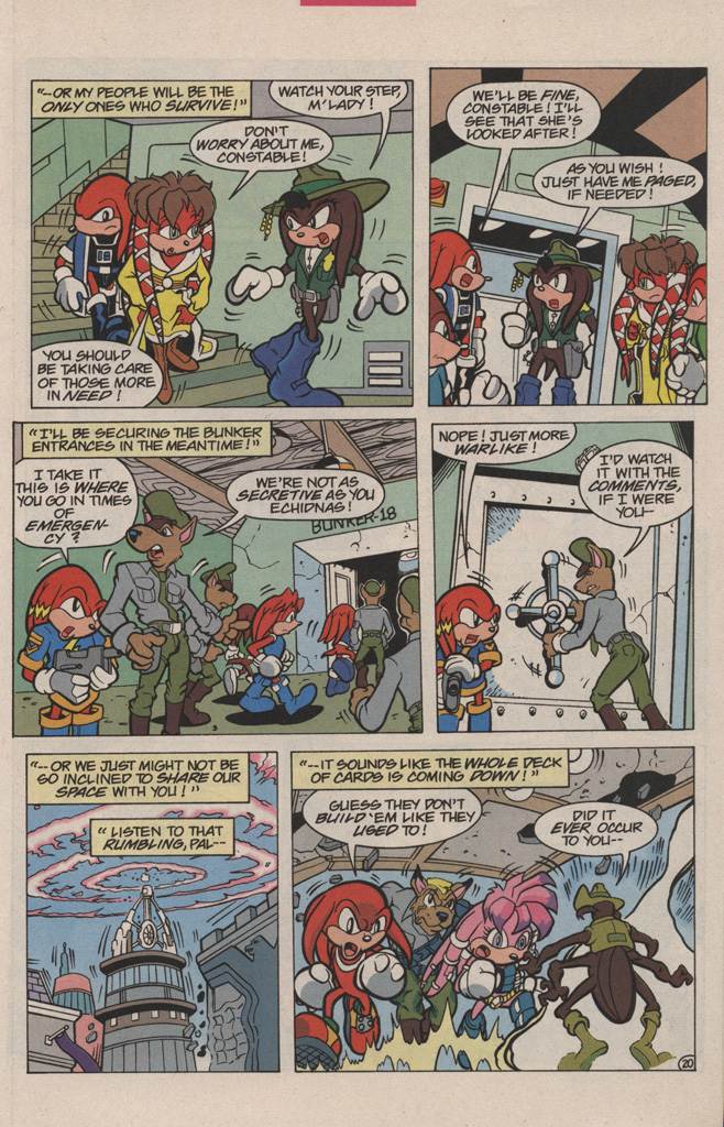 Read online Knuckles the Echidna comic -  Issue #6 - 27