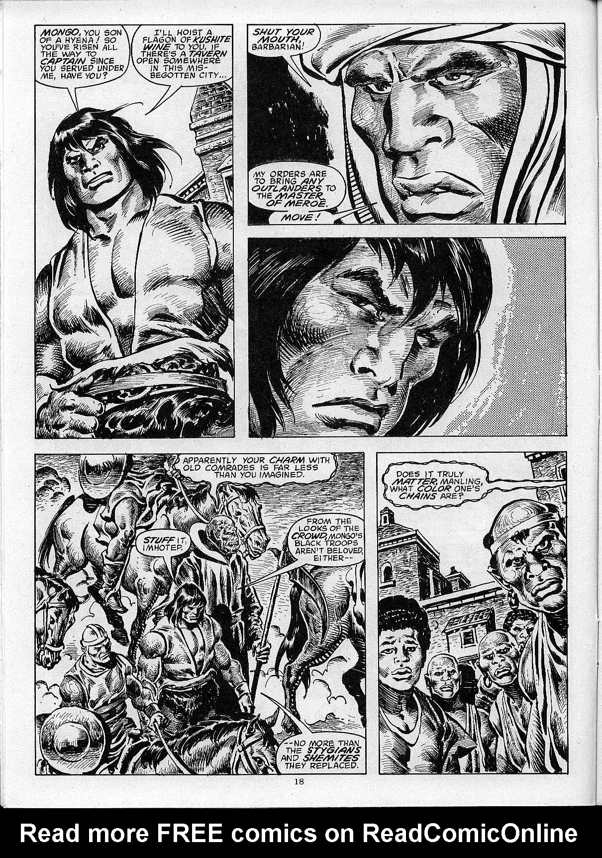 Read online The Savage Sword Of Conan comic -  Issue #203 - 20