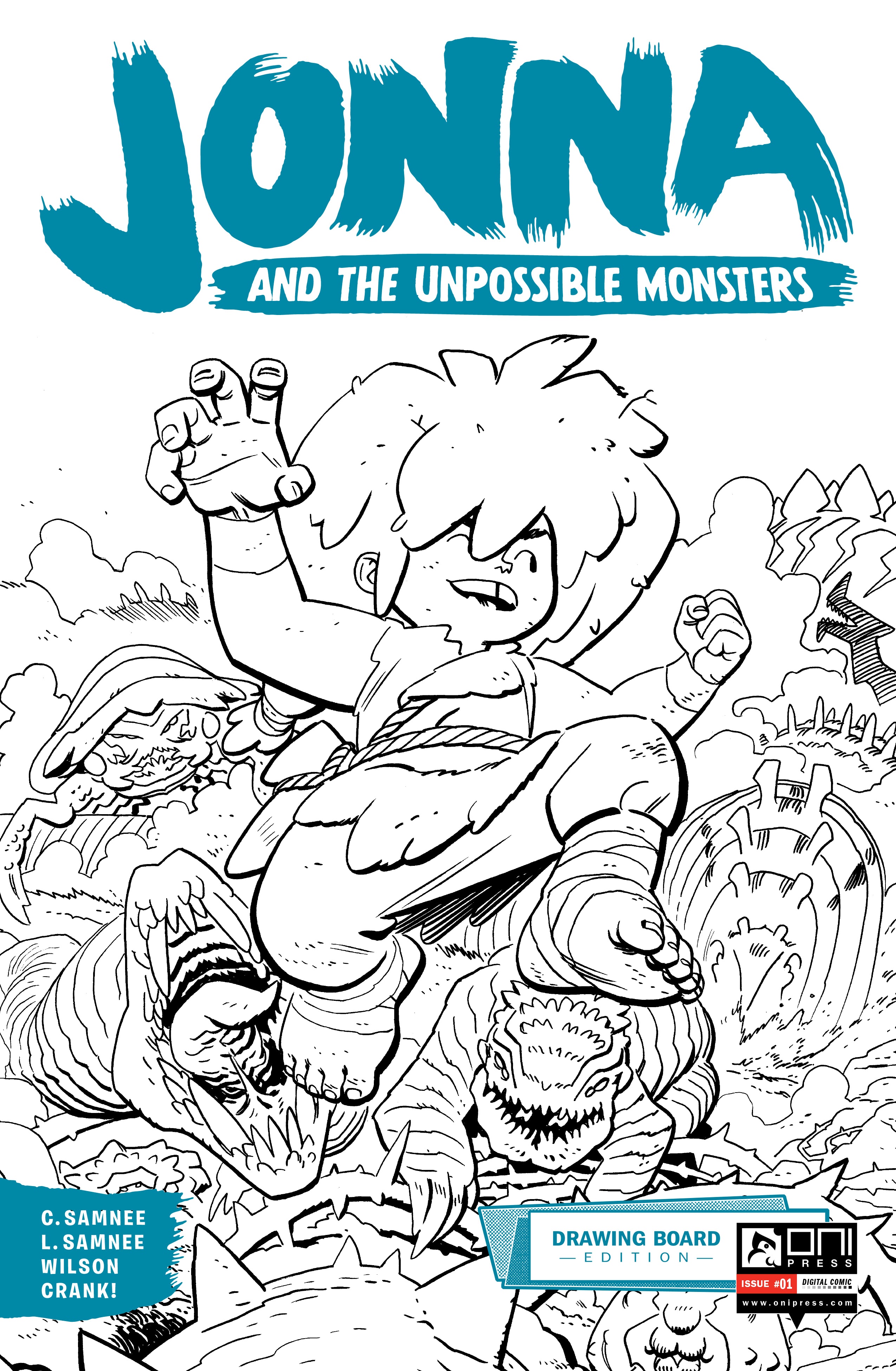 Read online Jonna and the Unpossible Monsters comic -  Issue # _Drawing Board Edition - 1
