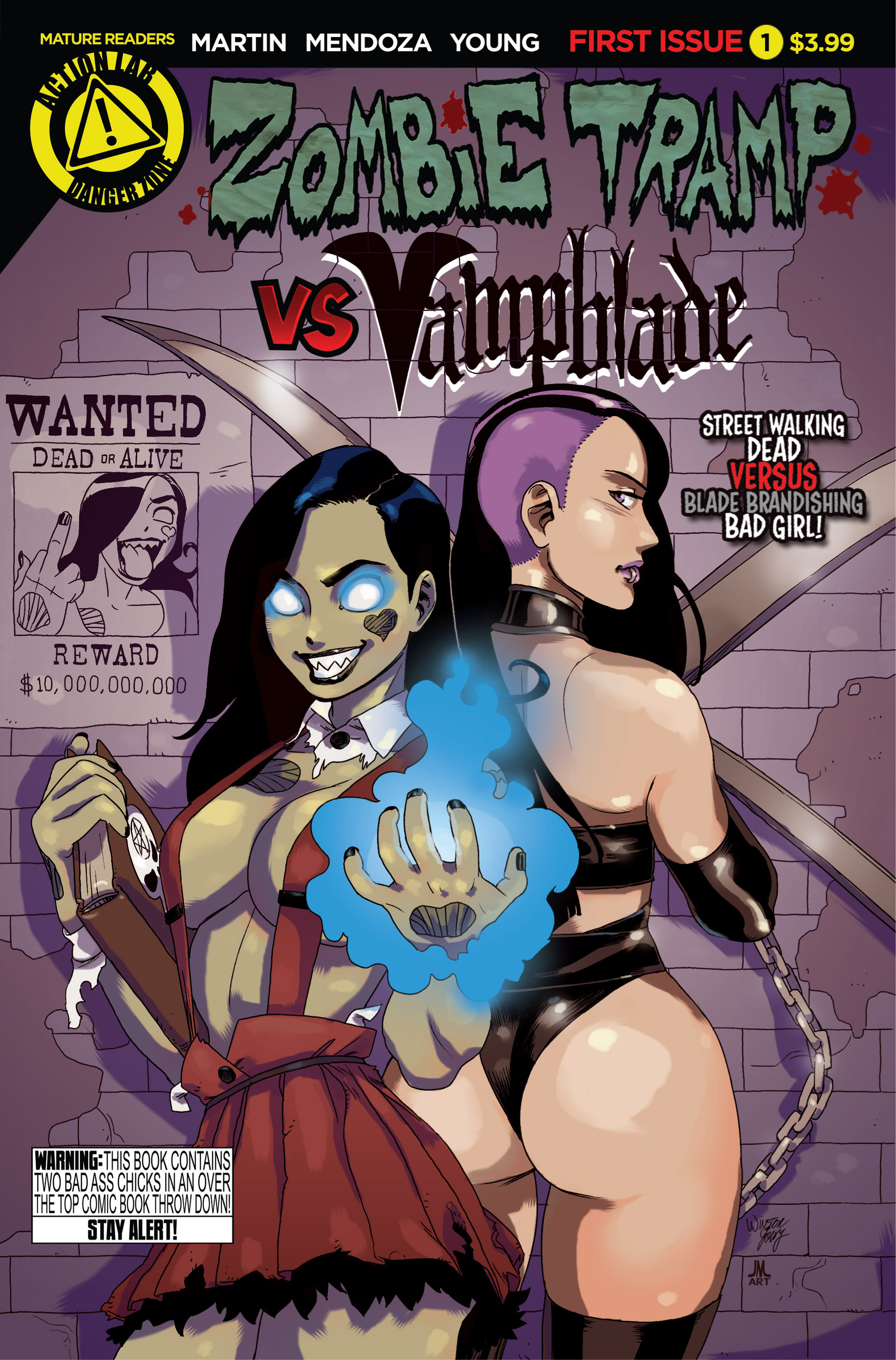 Read online Zombie Tramp vs: Vampblade comic -  Issue #1 - 1