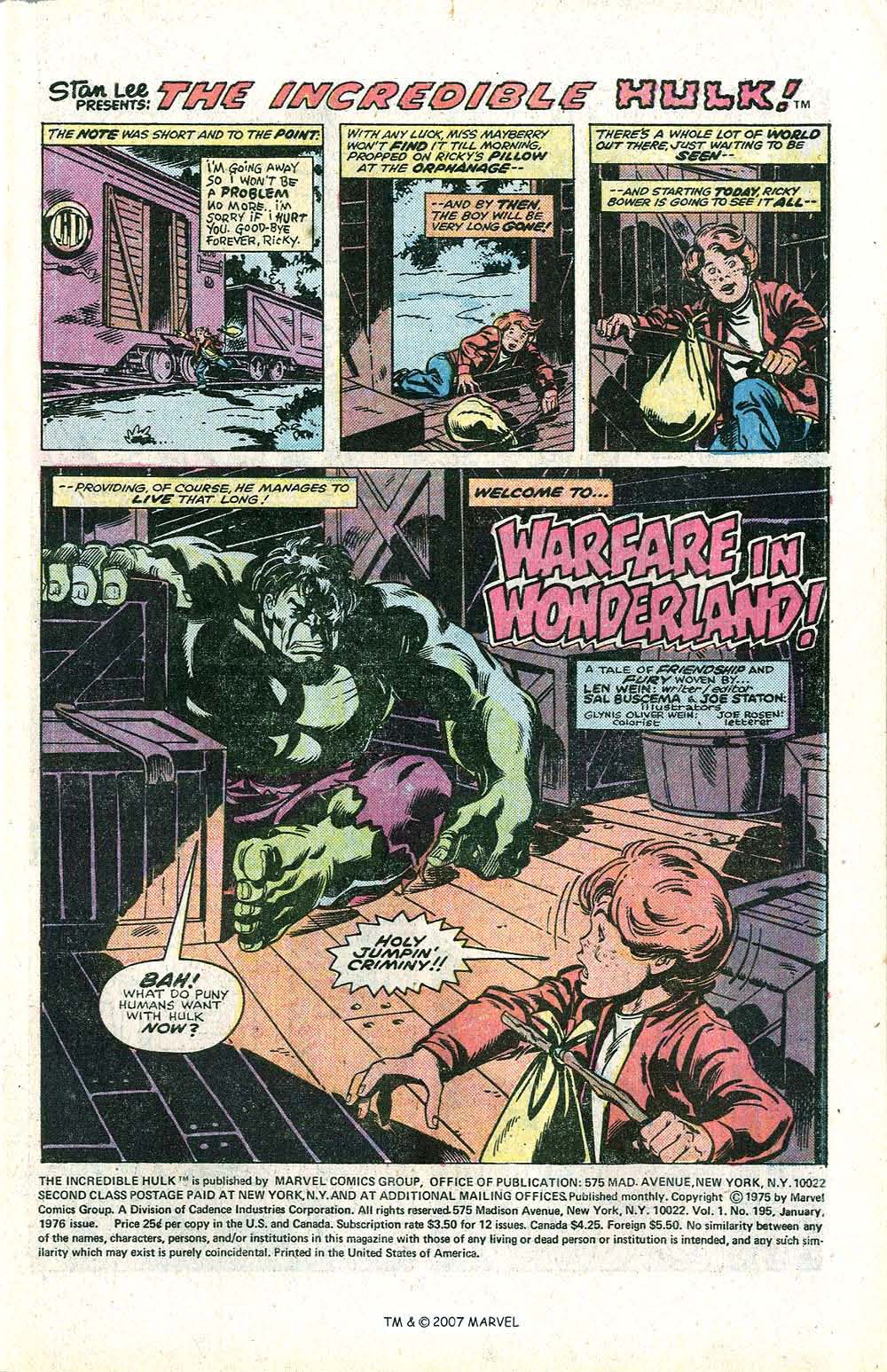 Read online The Incredible Hulk (1968) comic -  Issue #195 - 3
