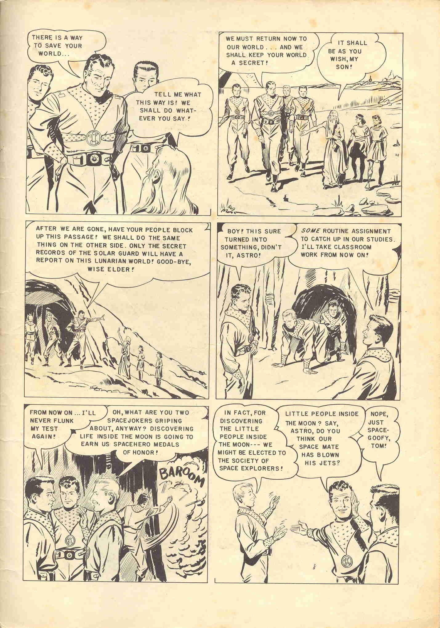 Read online Tom Corbett, Space Cadet comic -  Issue #5 - 35