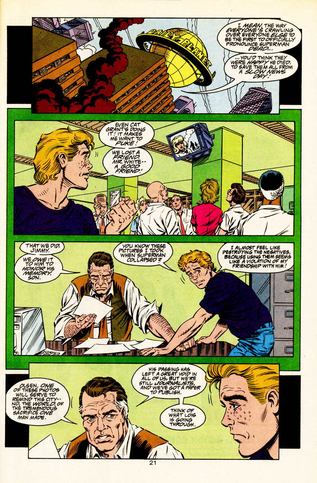 Read online Adventures of Superman (1987) comic -  Issue #498 - 23