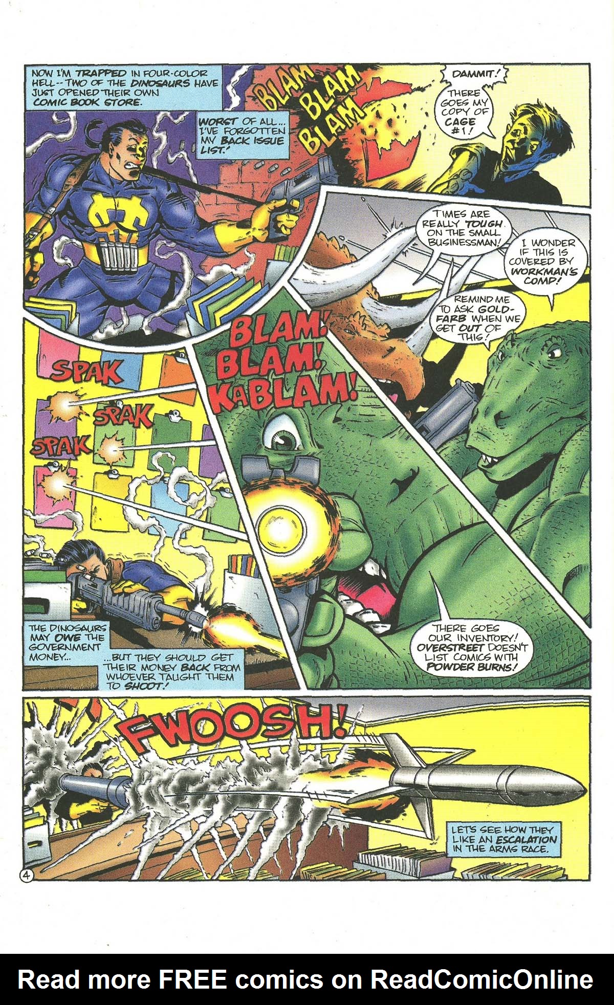 Read online Dinosaurs For Hire comic -  Issue #4 - 6