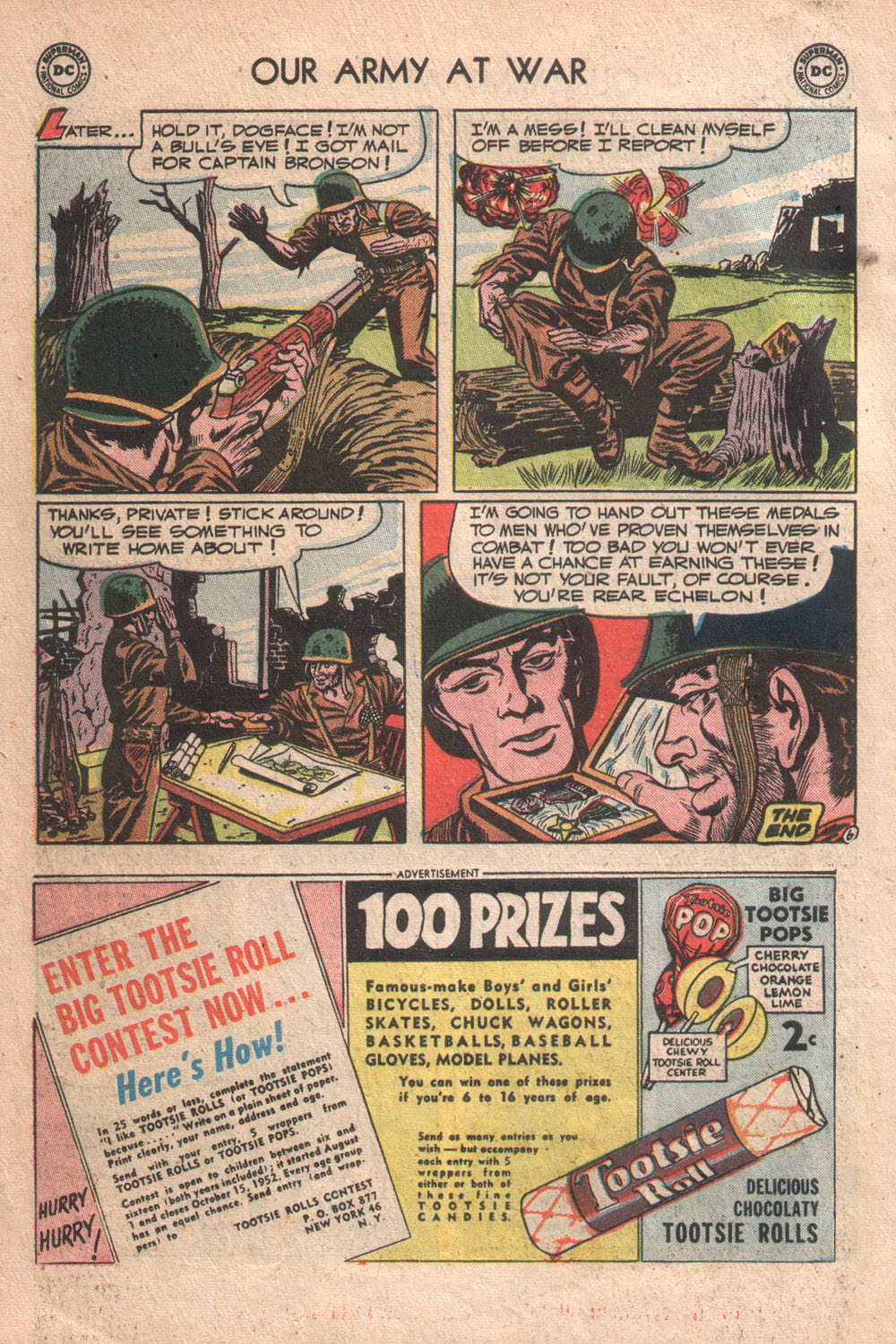 Read online Our Army at War (1952) comic -  Issue #4 - 26