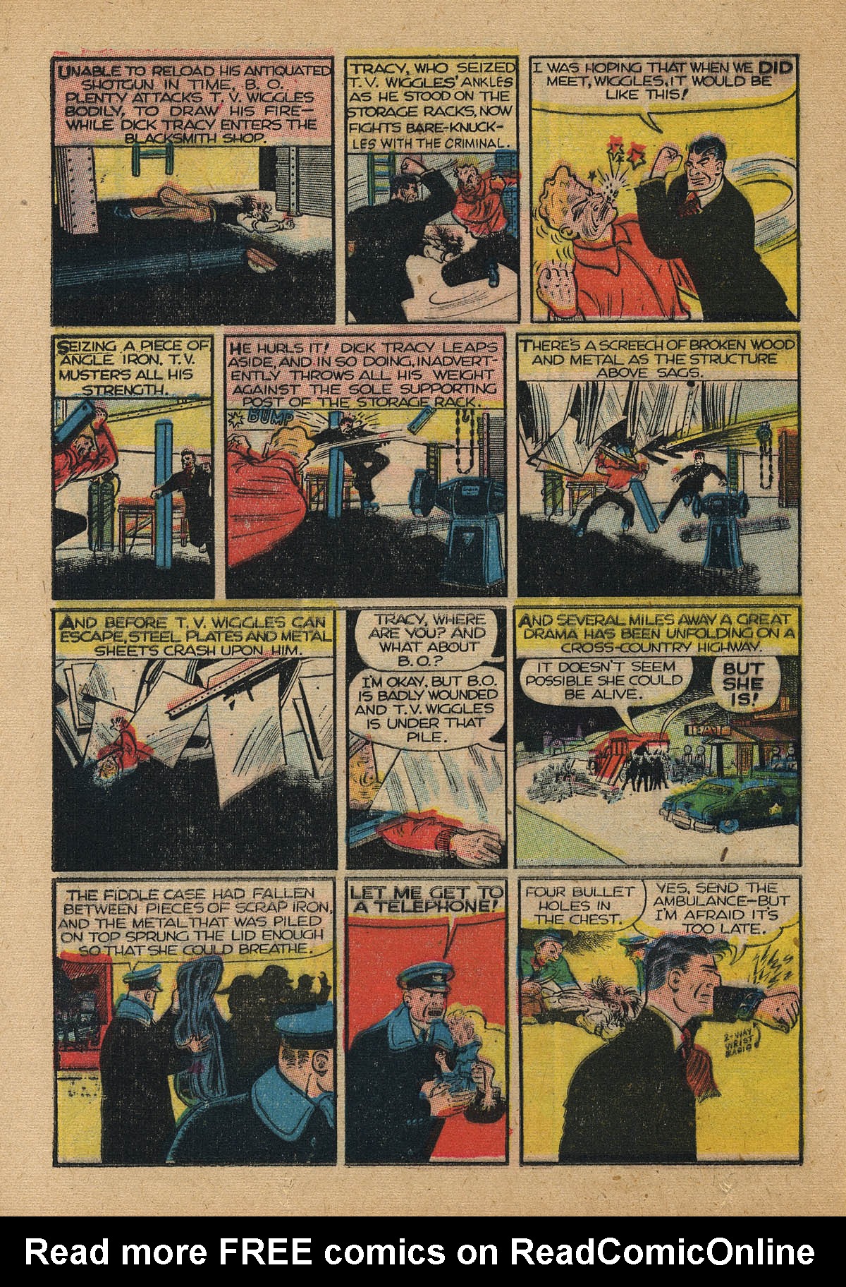 Read online Dick Tracy comic -  Issue #70 - 22