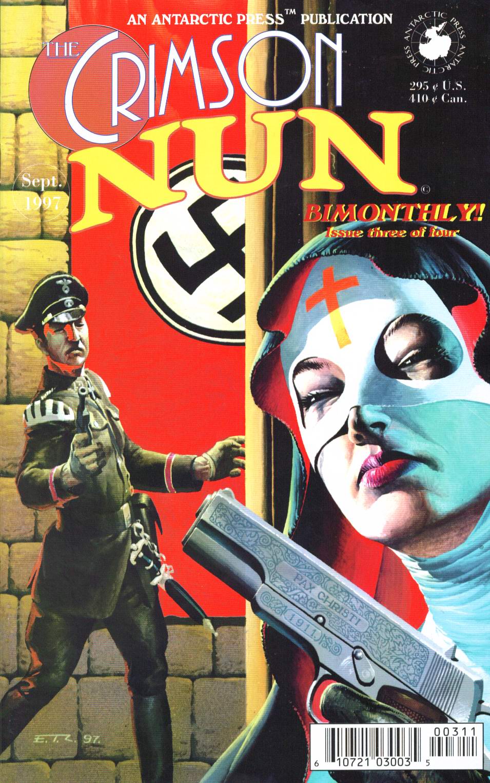 Read online Crimson Nun comic -  Issue #3 - 1