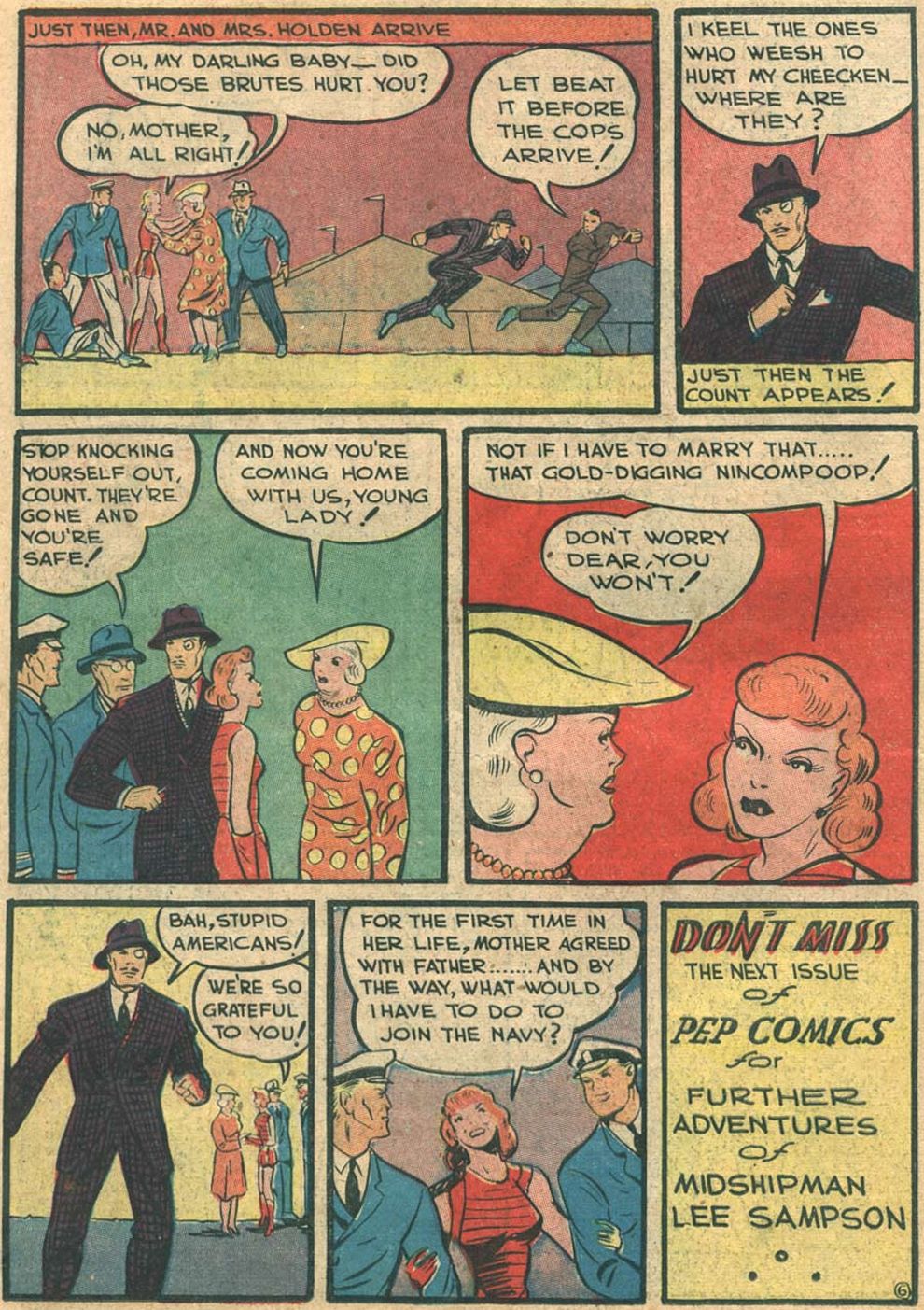 Read online Pep Comics comic -  Issue #8 - 46