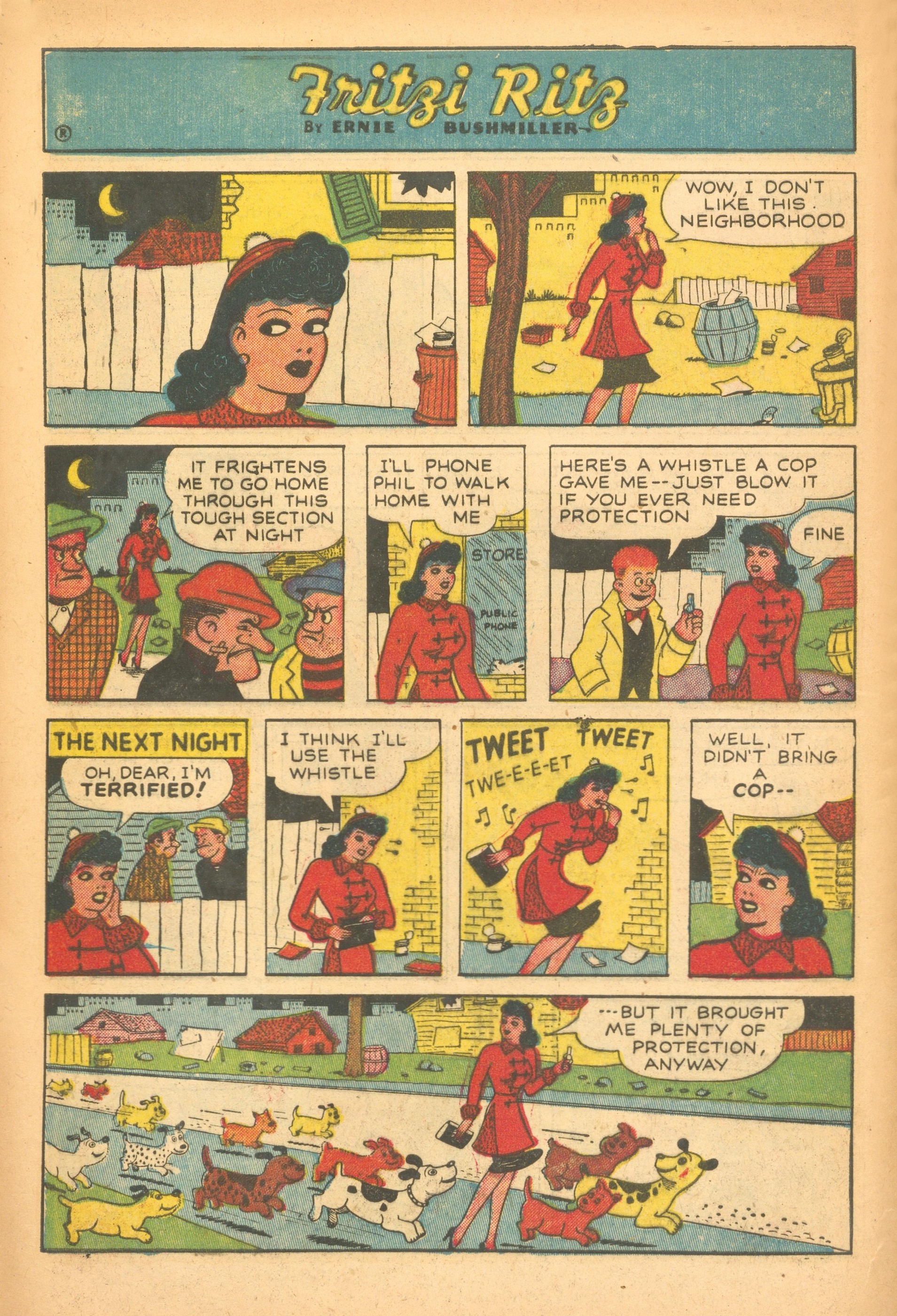 Read online Fritzi Ritz (1953) comic -  Issue #27 - 32
