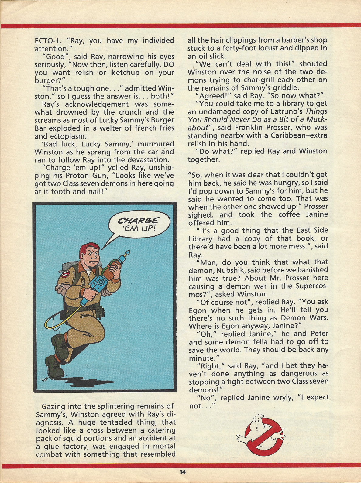 Read online The Real Ghostbusters comic -  Issue #46 - 14