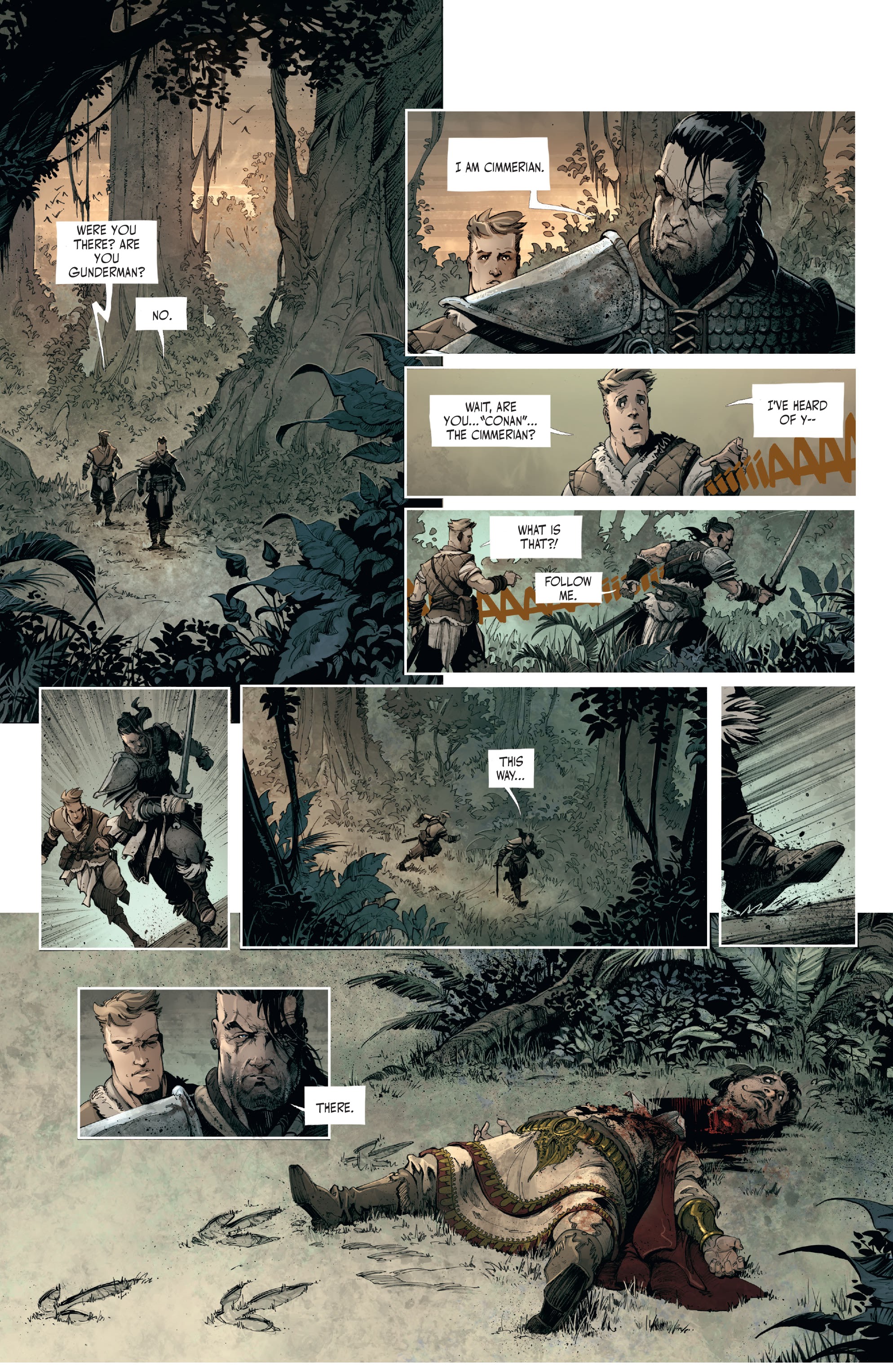 Read online The Cimmerian: Beyond The Black River comic -  Issue #1 - 7