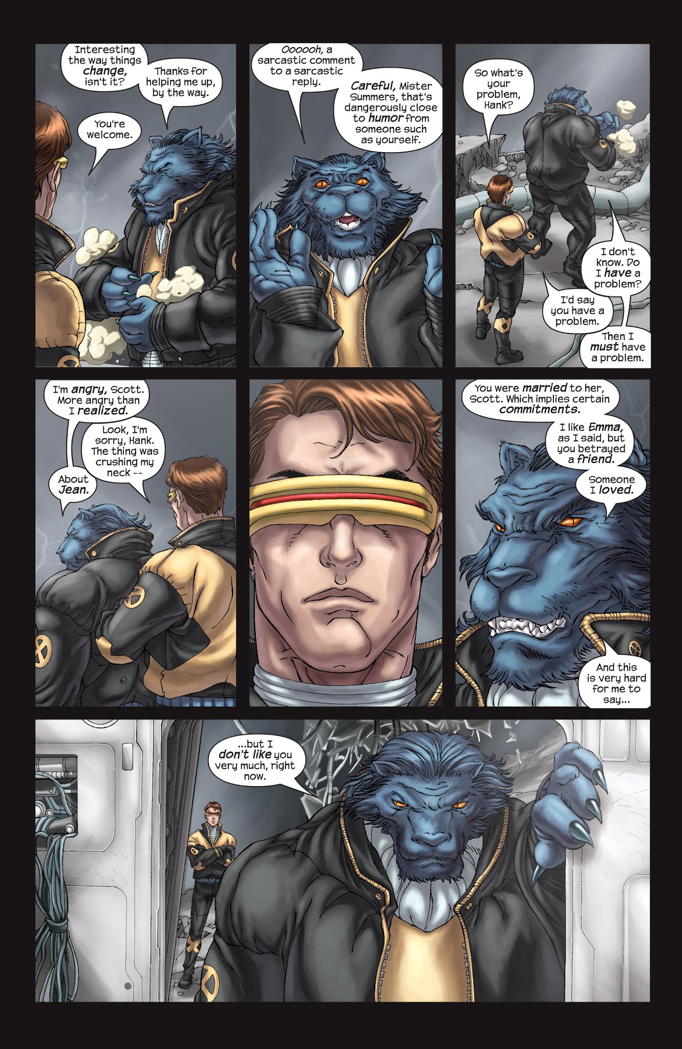 Read online New X-Men (2001) comic -  Issue # _TPB 8 - 121