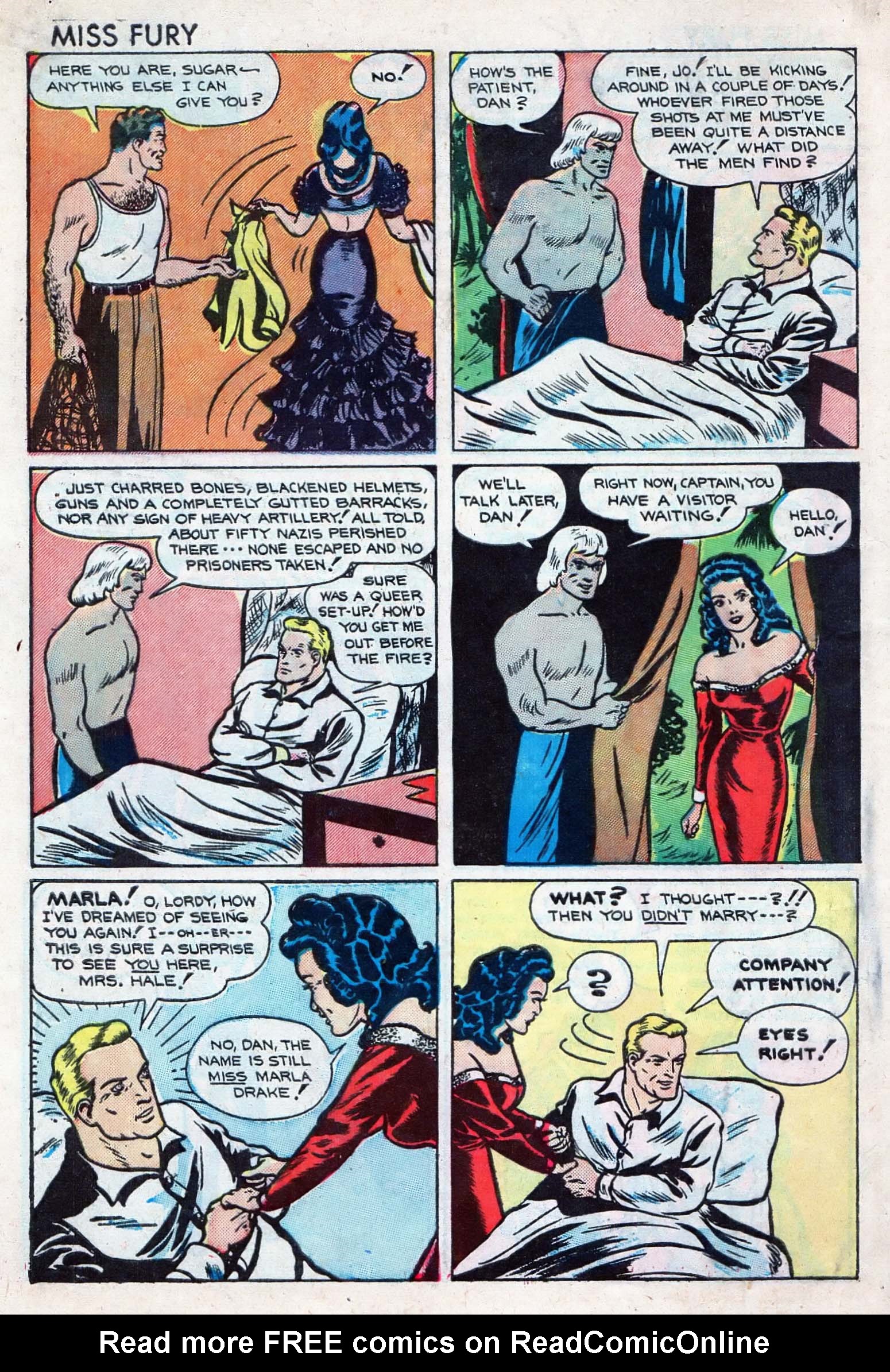 Read online Miss Fury (1942) comic -  Issue #5 - 12
