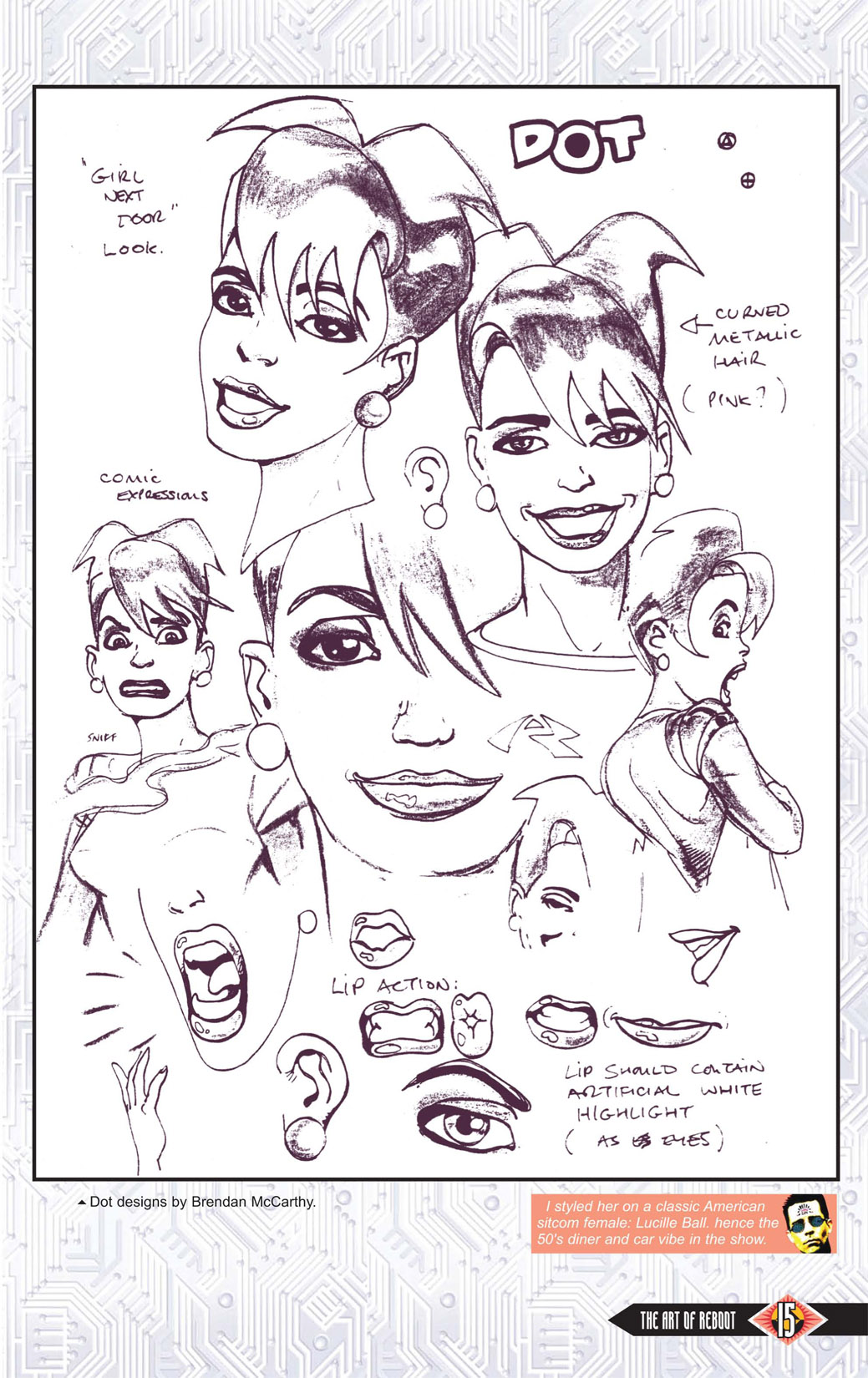 Read online The Art of Reboot comic -  Issue # TPB - 15