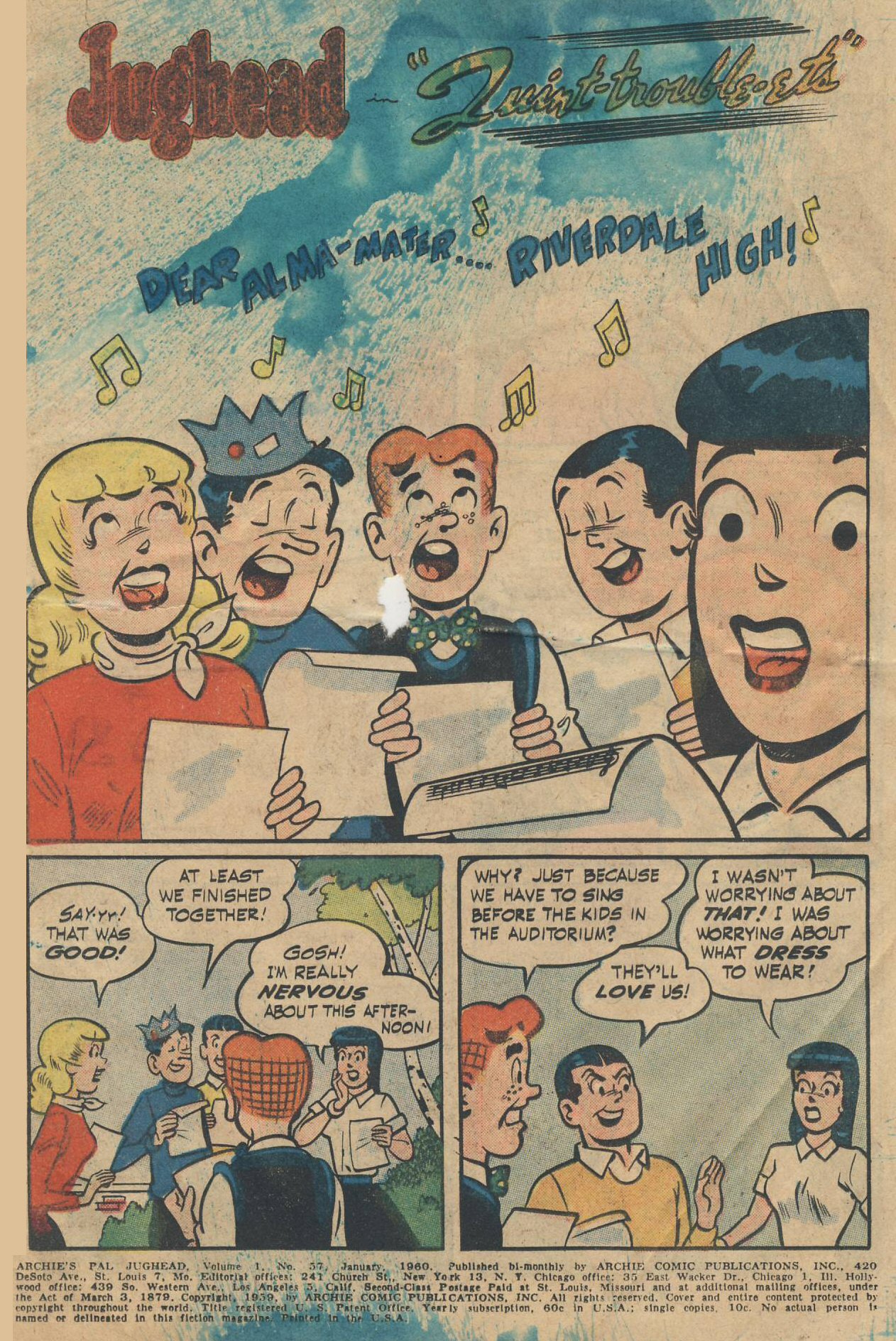 Read online Archie's Pal Jughead comic -  Issue #57 - 3