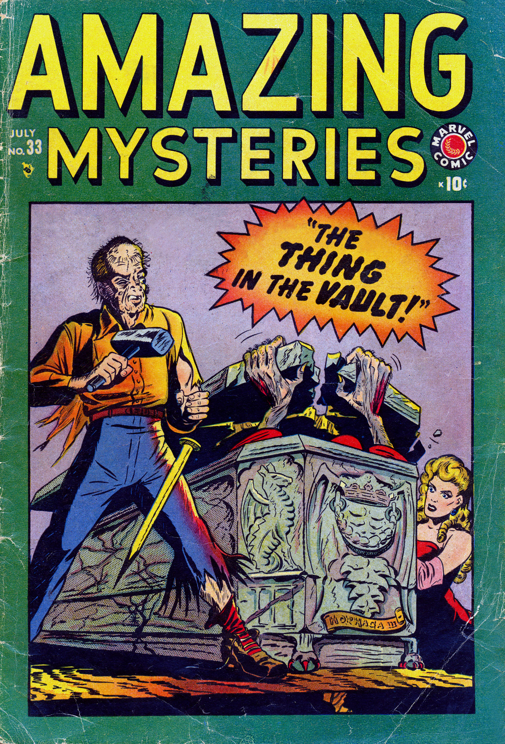 Read online Amazing Mysteries comic -  Issue #33 - 1