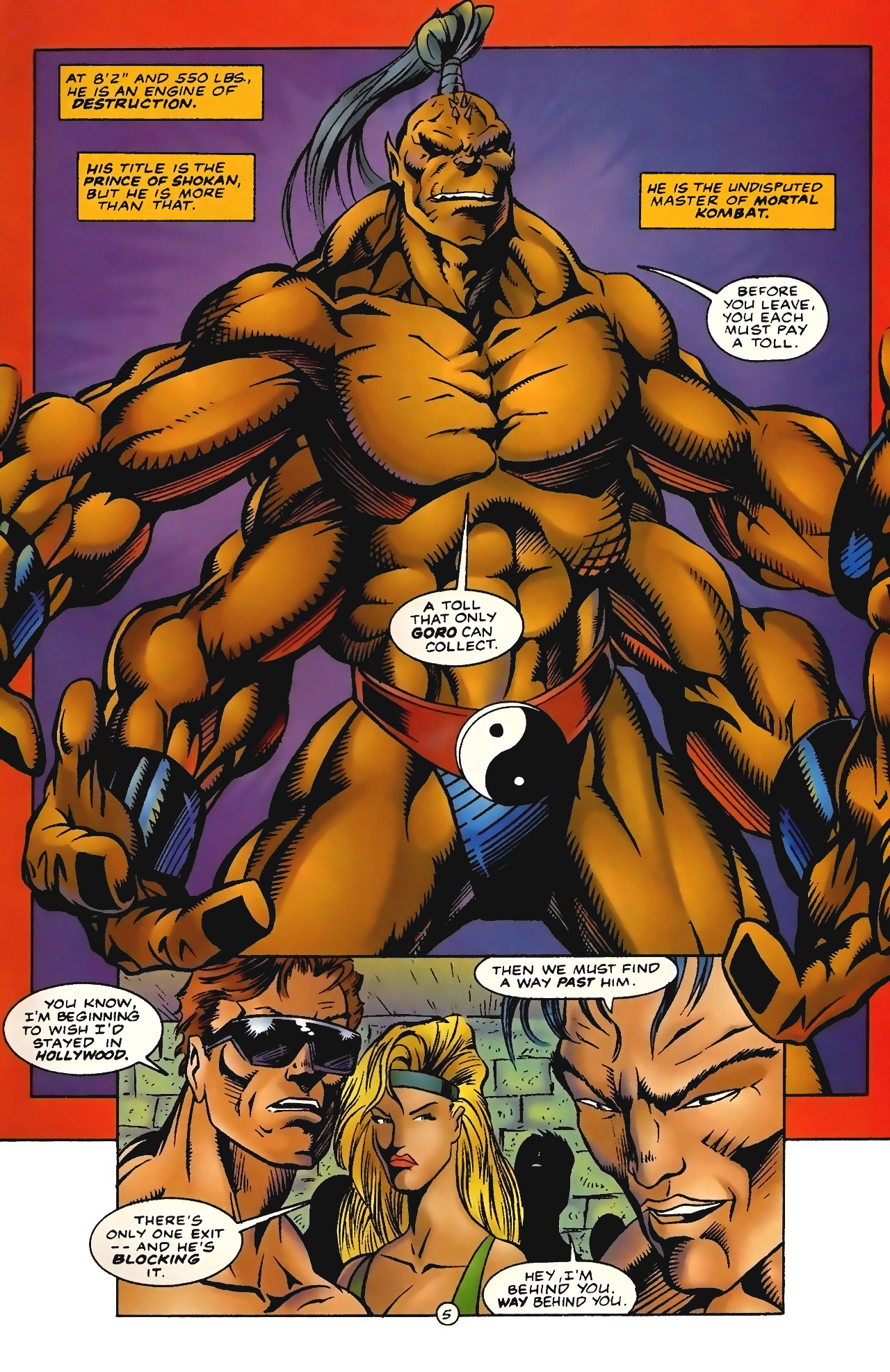 Read online Mortal Kombat (1994) comic -  Issue #3 - 6