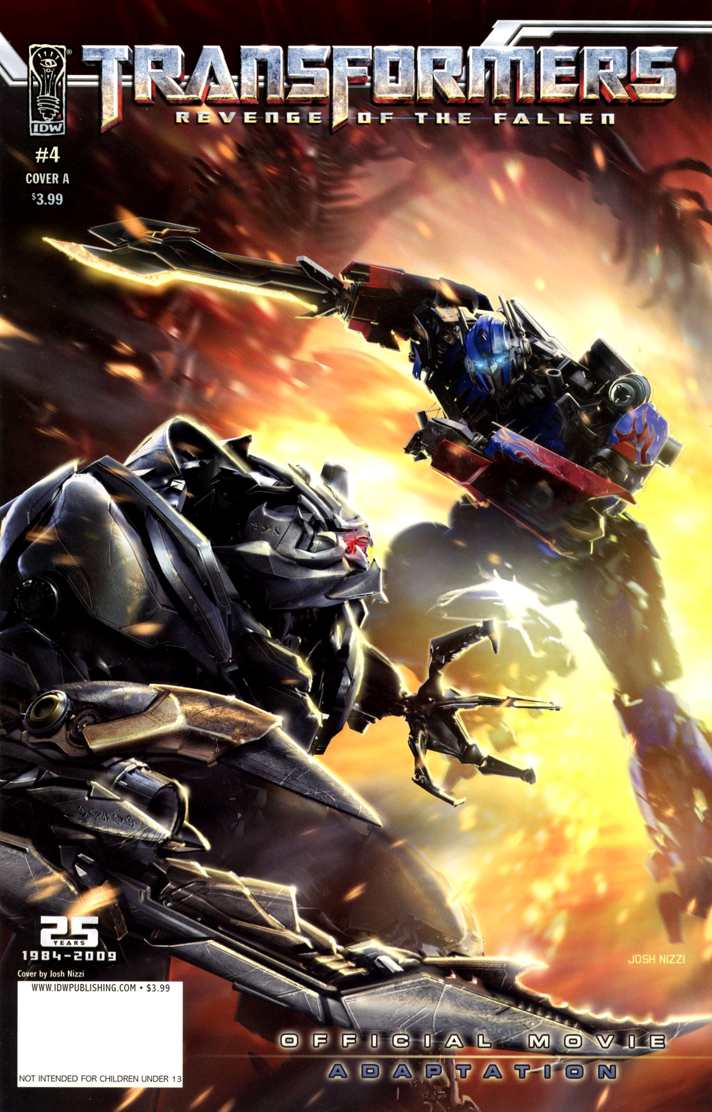 Read online Transformers: Revenge of the Fallen — Official Movie Adaptation comic -  Issue #4 - 1
