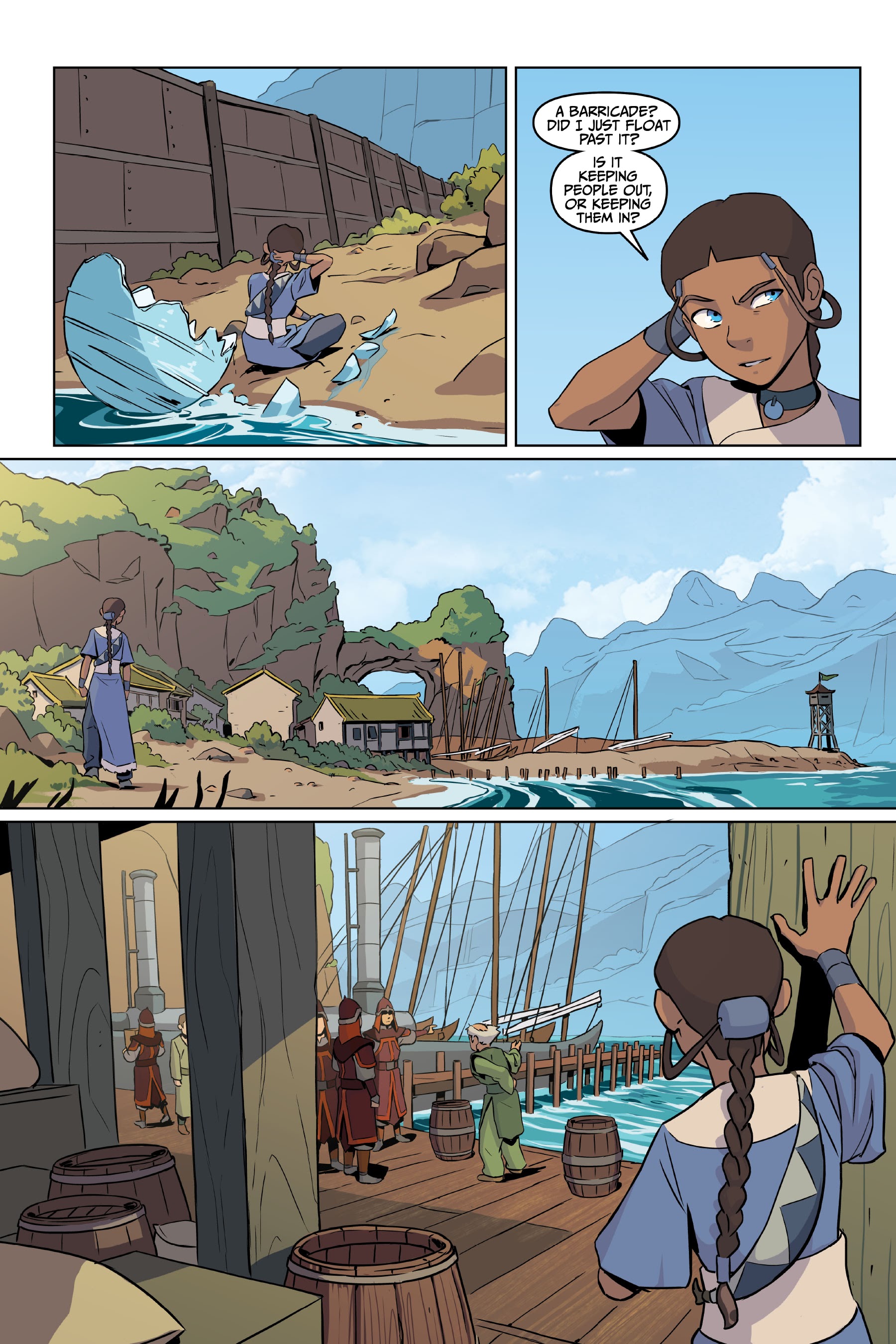 Read online Avatar: The Last Airbender—Katara and the Pirate's Silver comic -  Issue # TPB - 22