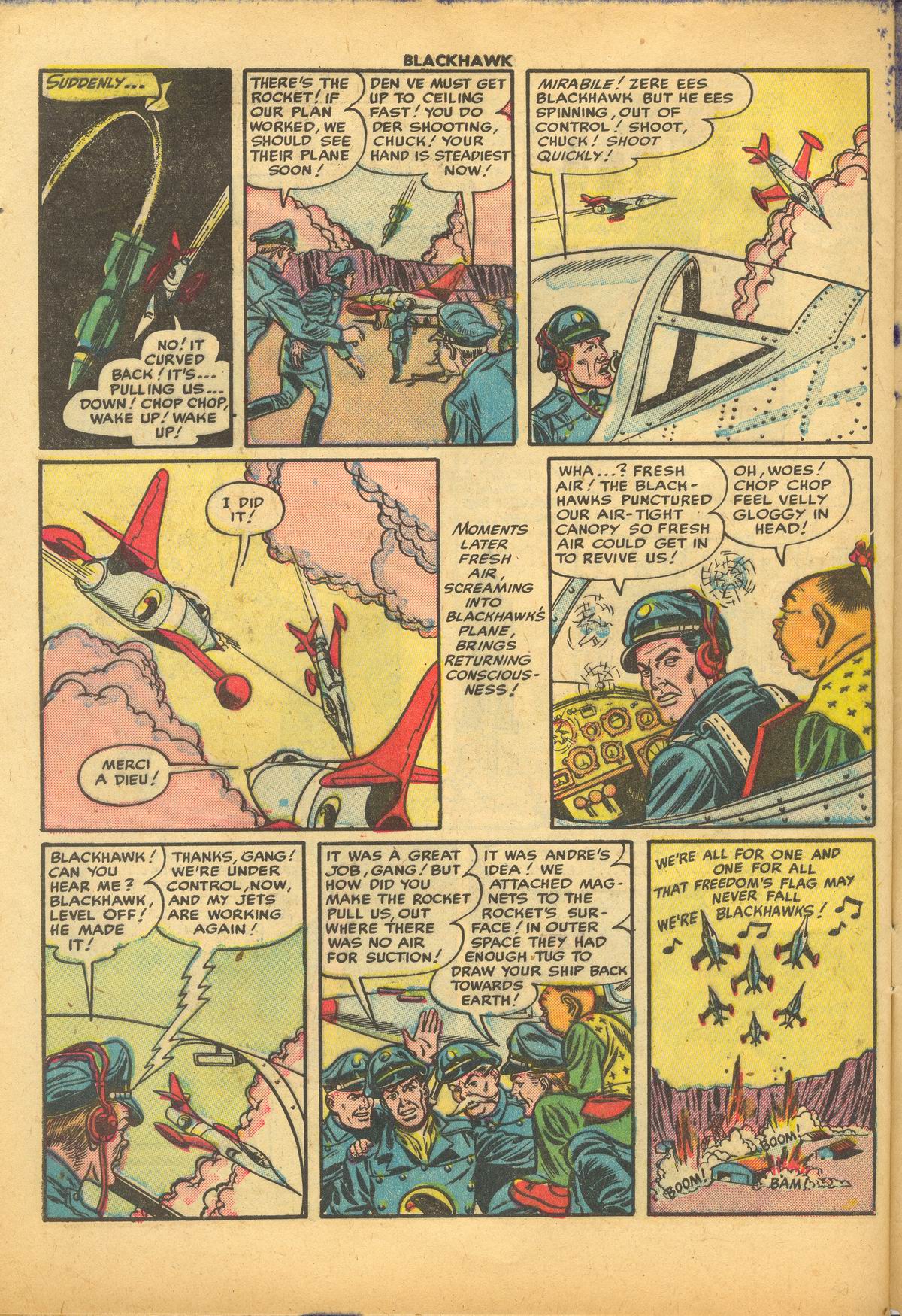 Read online Blackhawk (1957) comic -  Issue #66 - 33