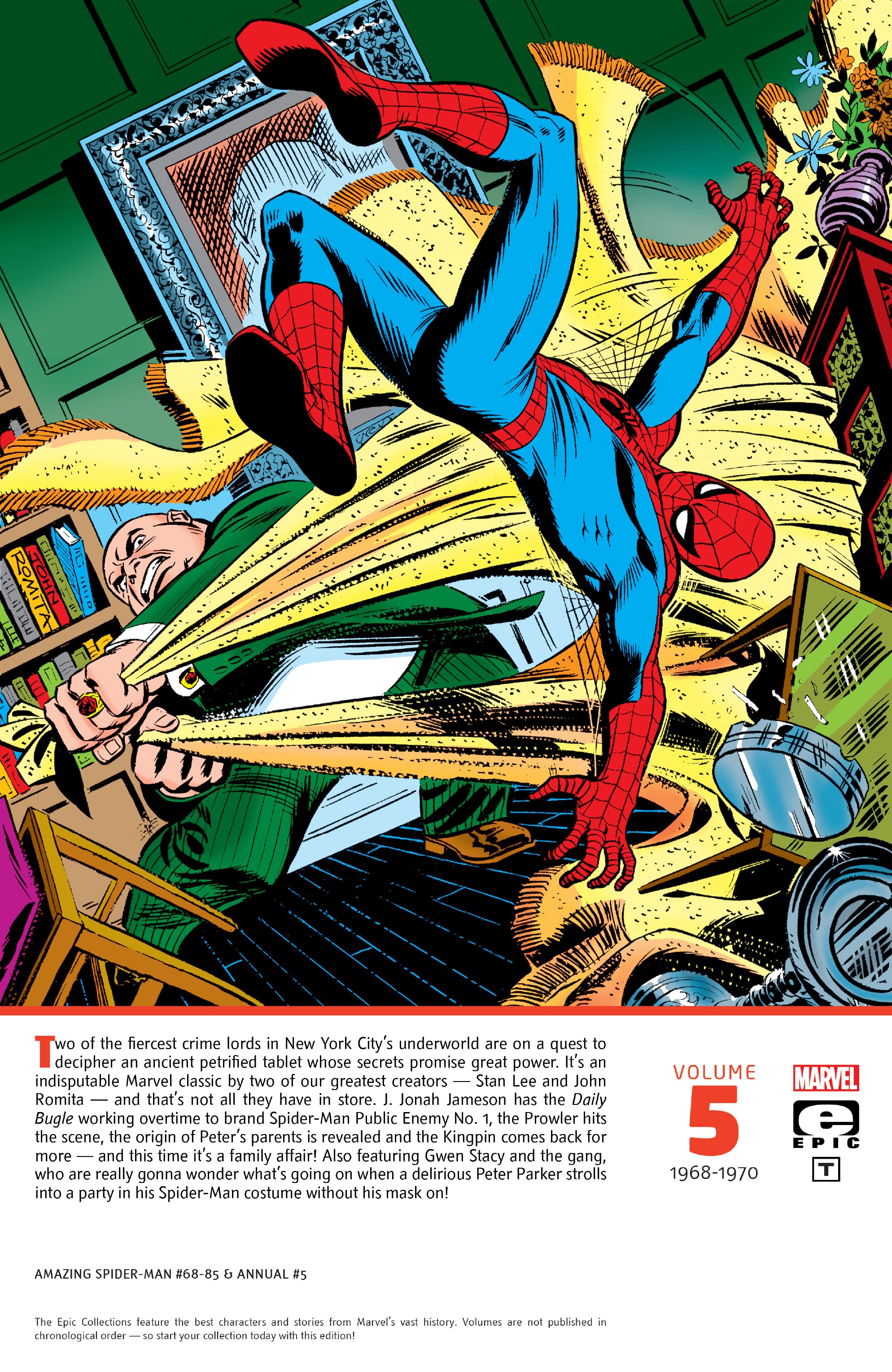 Read online Amazing Spider-Man Epic Collection comic -  Issue # The Secret of the Petrified Tablet (Part 5) - 63