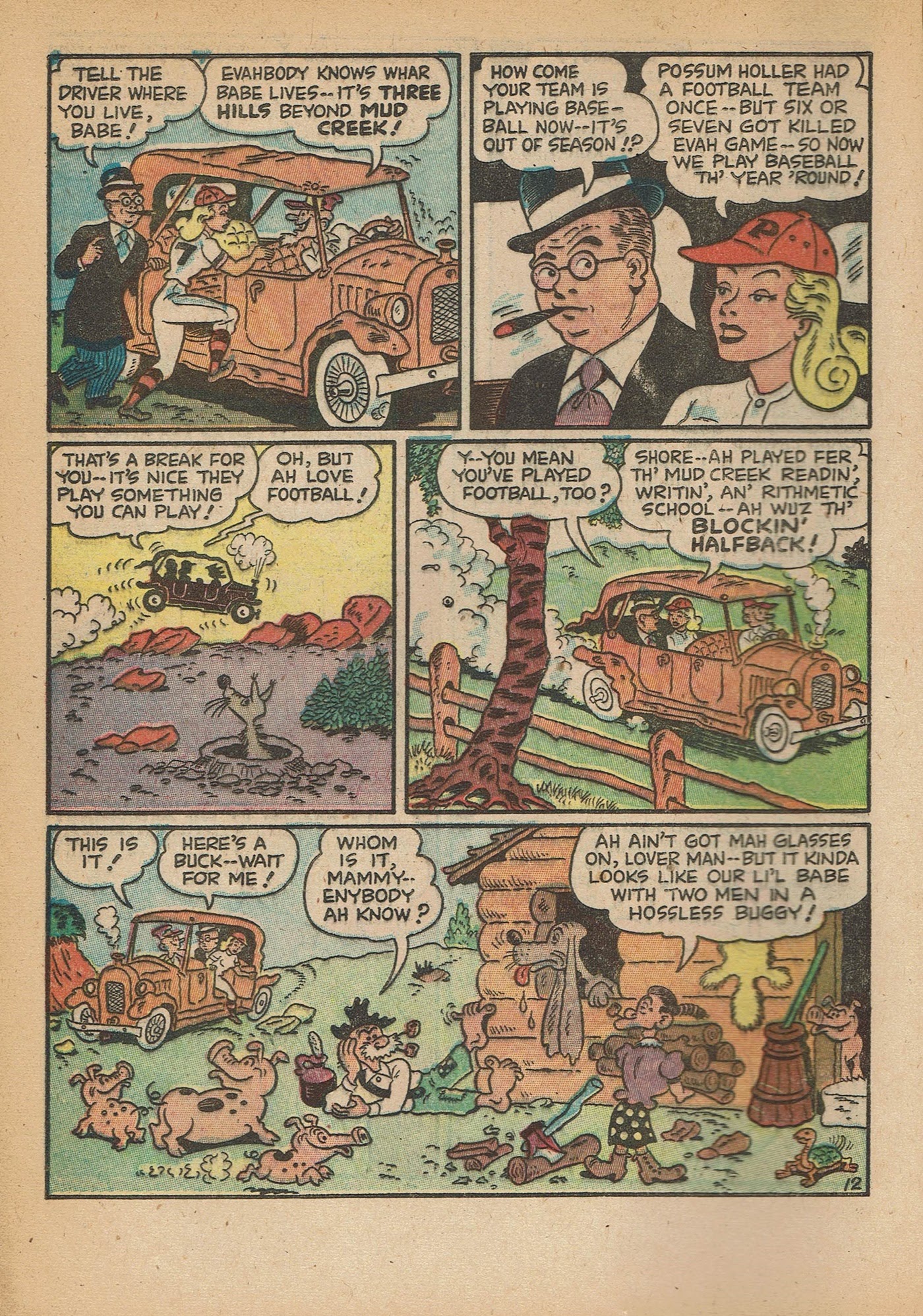 Read online Babe (1948) comic -  Issue #1 - 14