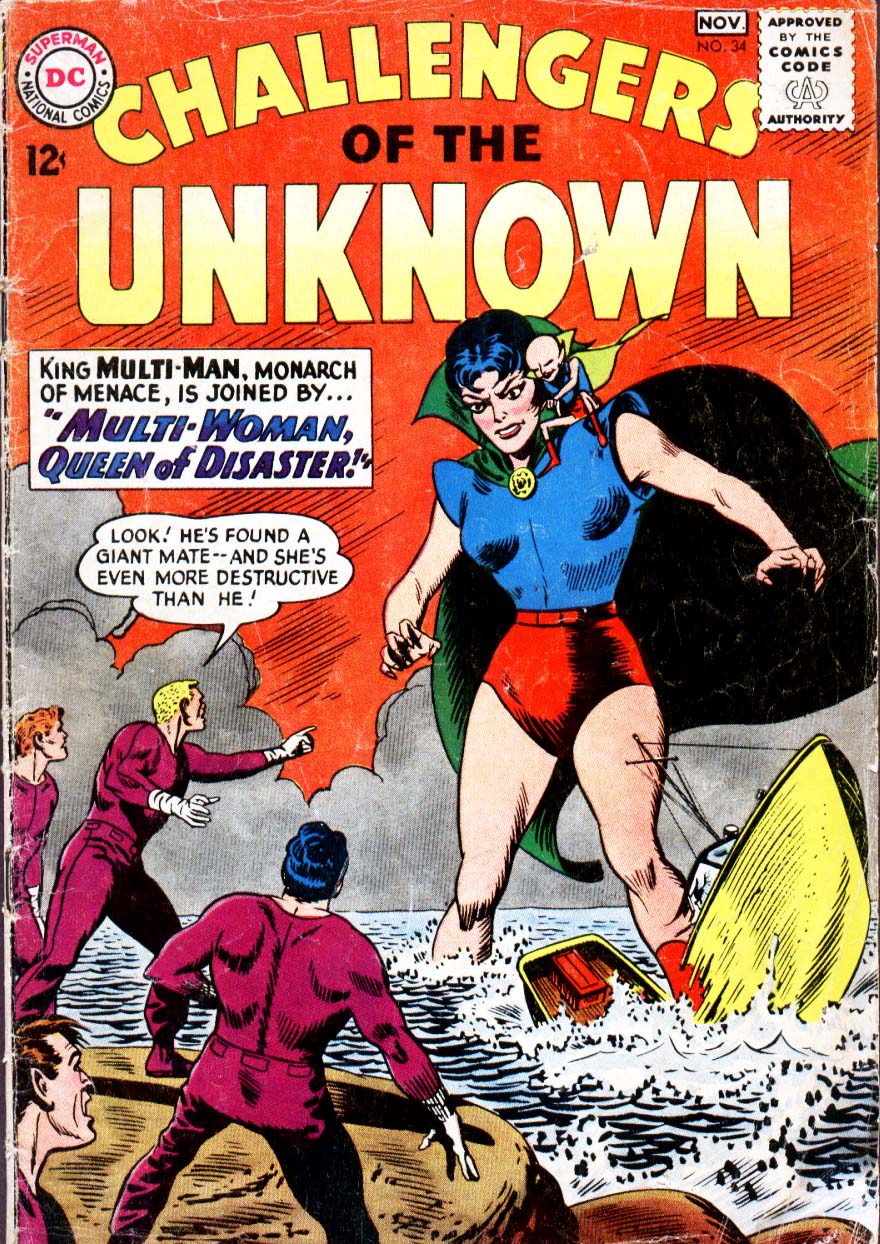 Read online Challengers of the Unknown (1958) comic -  Issue #34 - 1