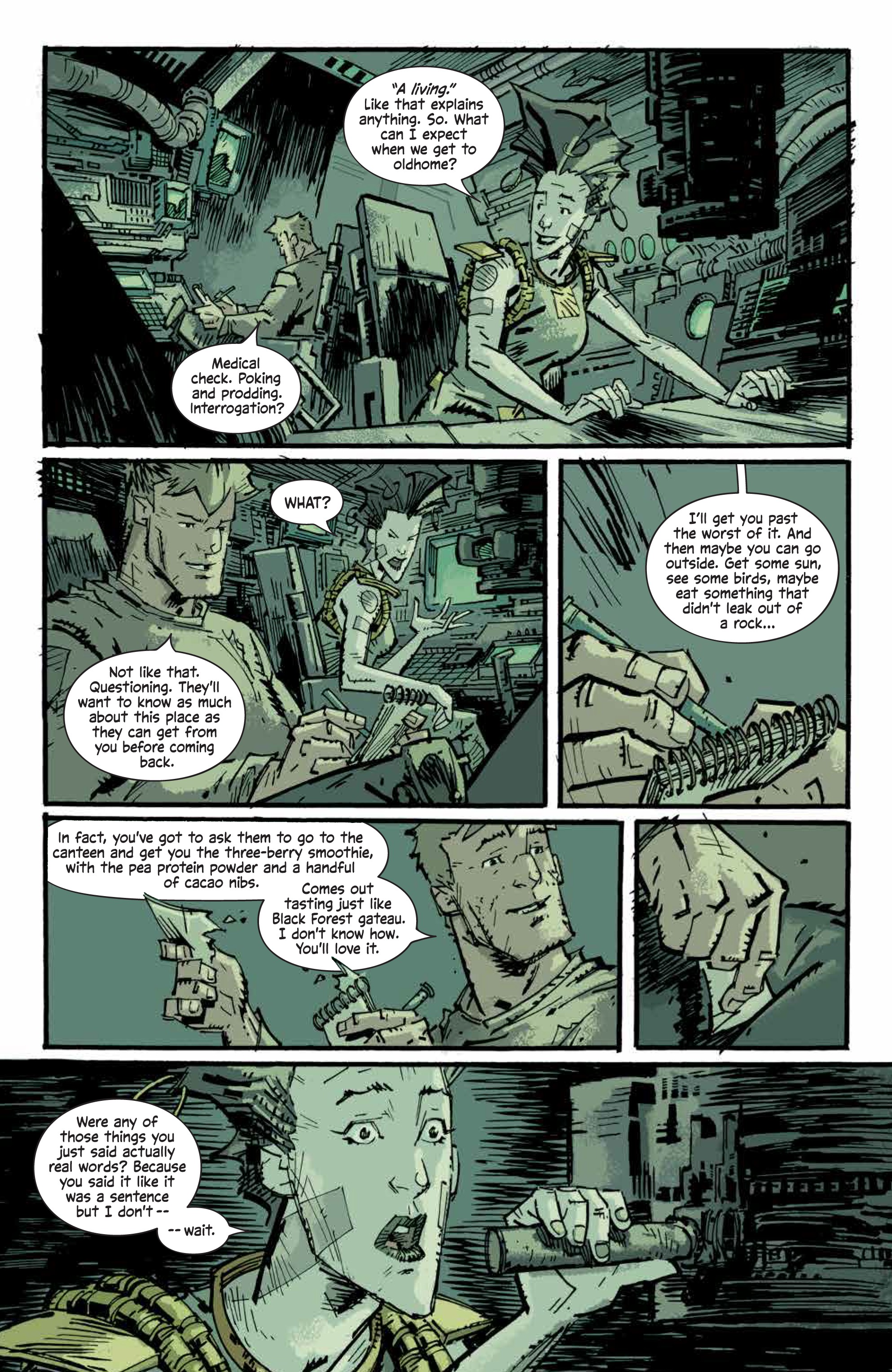 Read online Cemetery Beach comic -  Issue #7 - 8