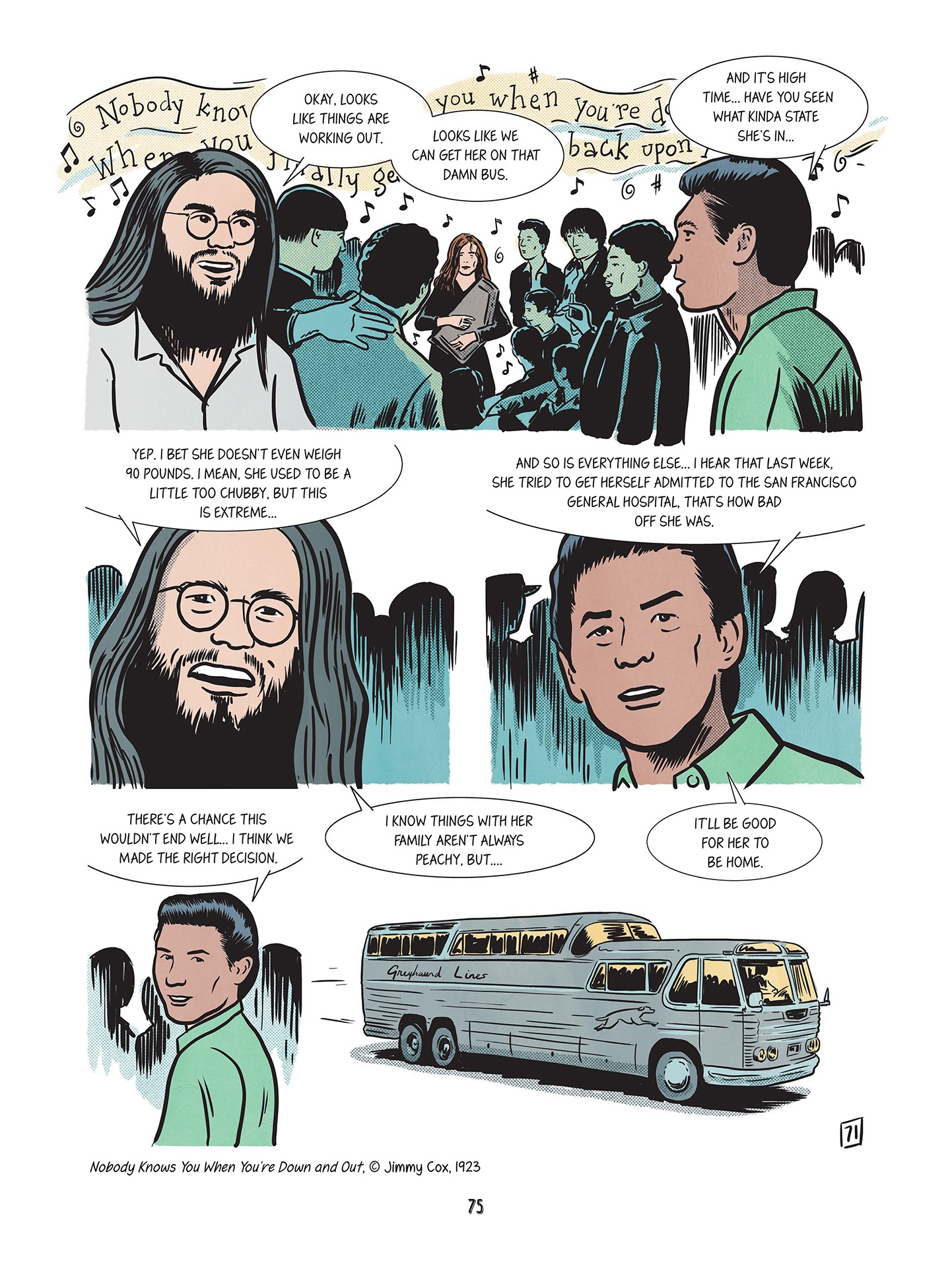 Read online Love Me Please!: The Story of Janis Joplin comic -  Issue # TPB (Part 1) - 75