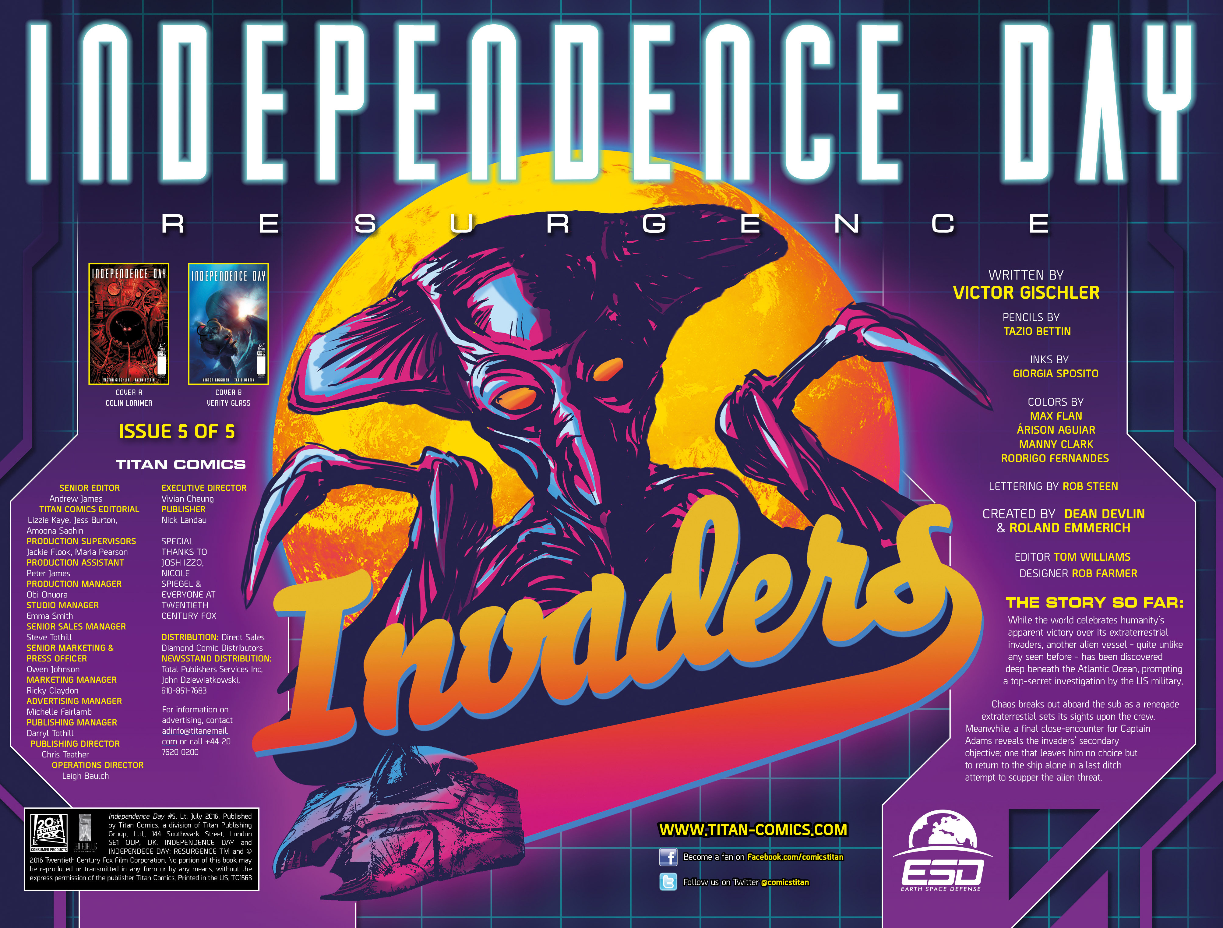 Read online Independence Day comic -  Issue #5 - 2
