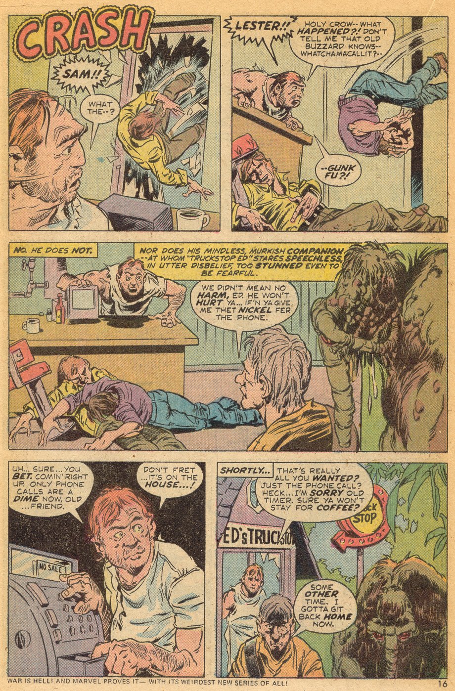 Read online Man-Thing (1974) comic -  Issue #10 - 11