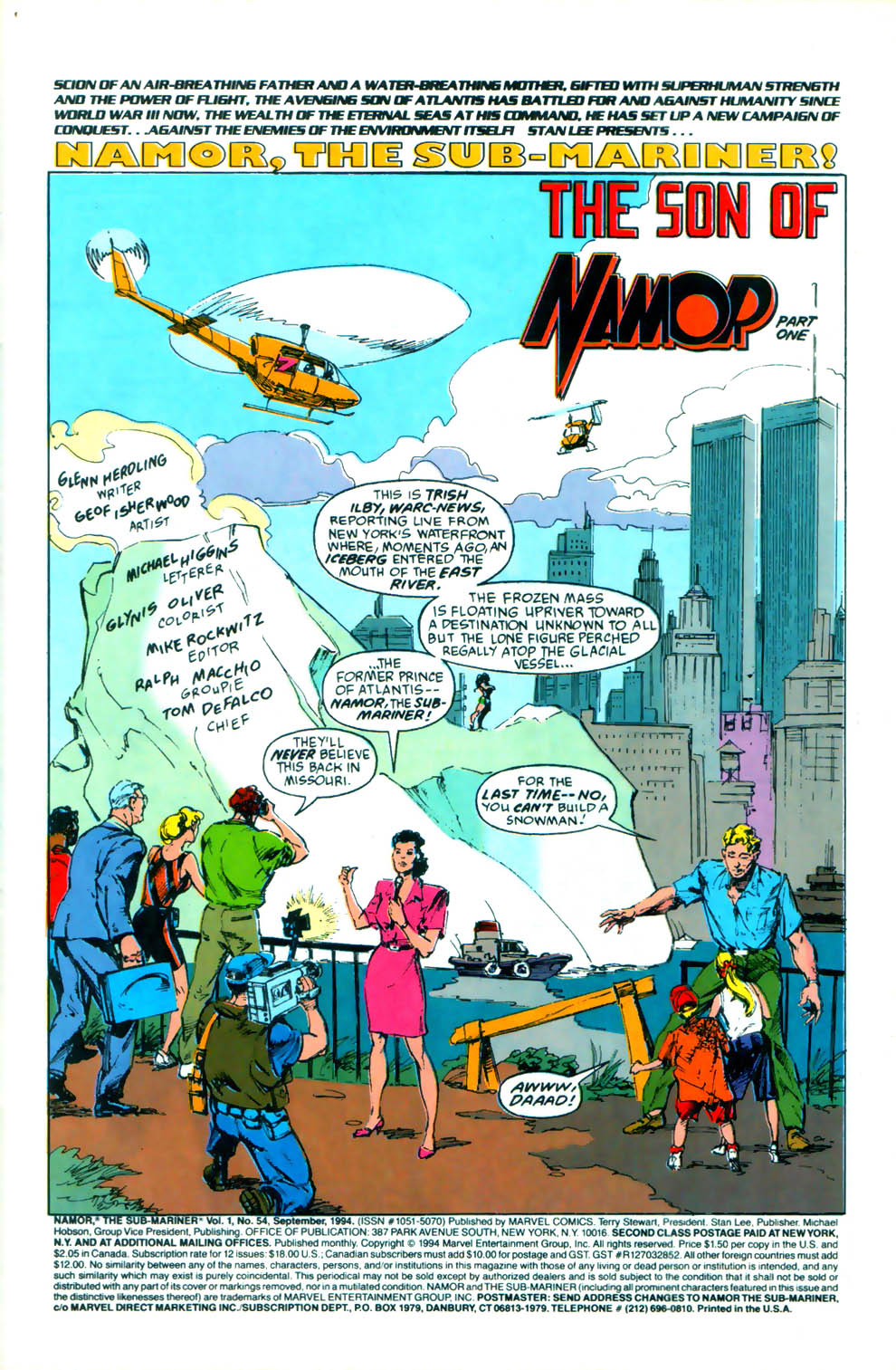 Read online Namor, The Sub-Mariner comic -  Issue #54 - 2
