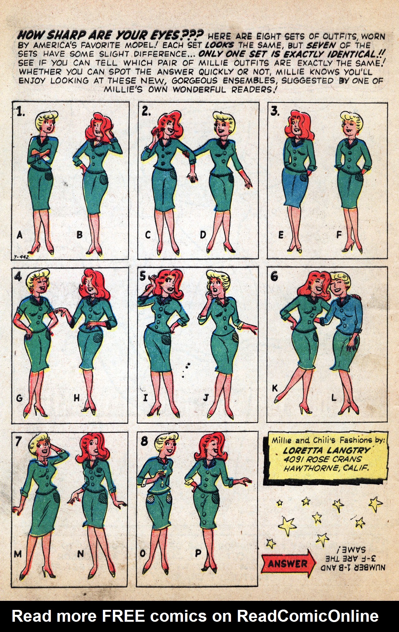 Read online Millie the Model comic -  Issue #93 - 8