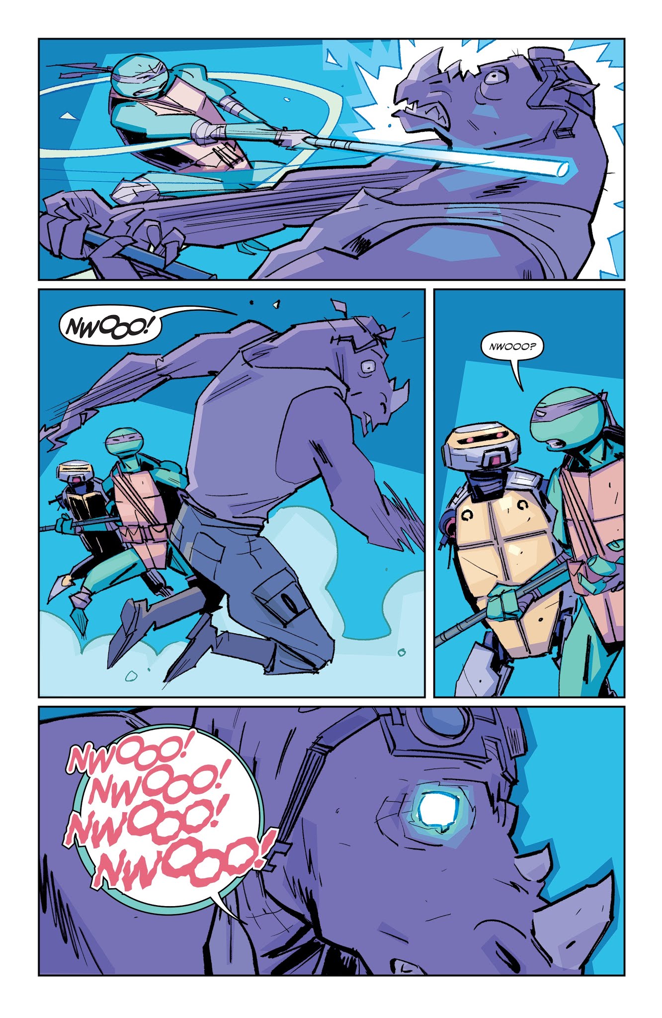 Read online Teenage Mutant Ninja Turtles: Macro-Series comic -  Issue #1 - 6