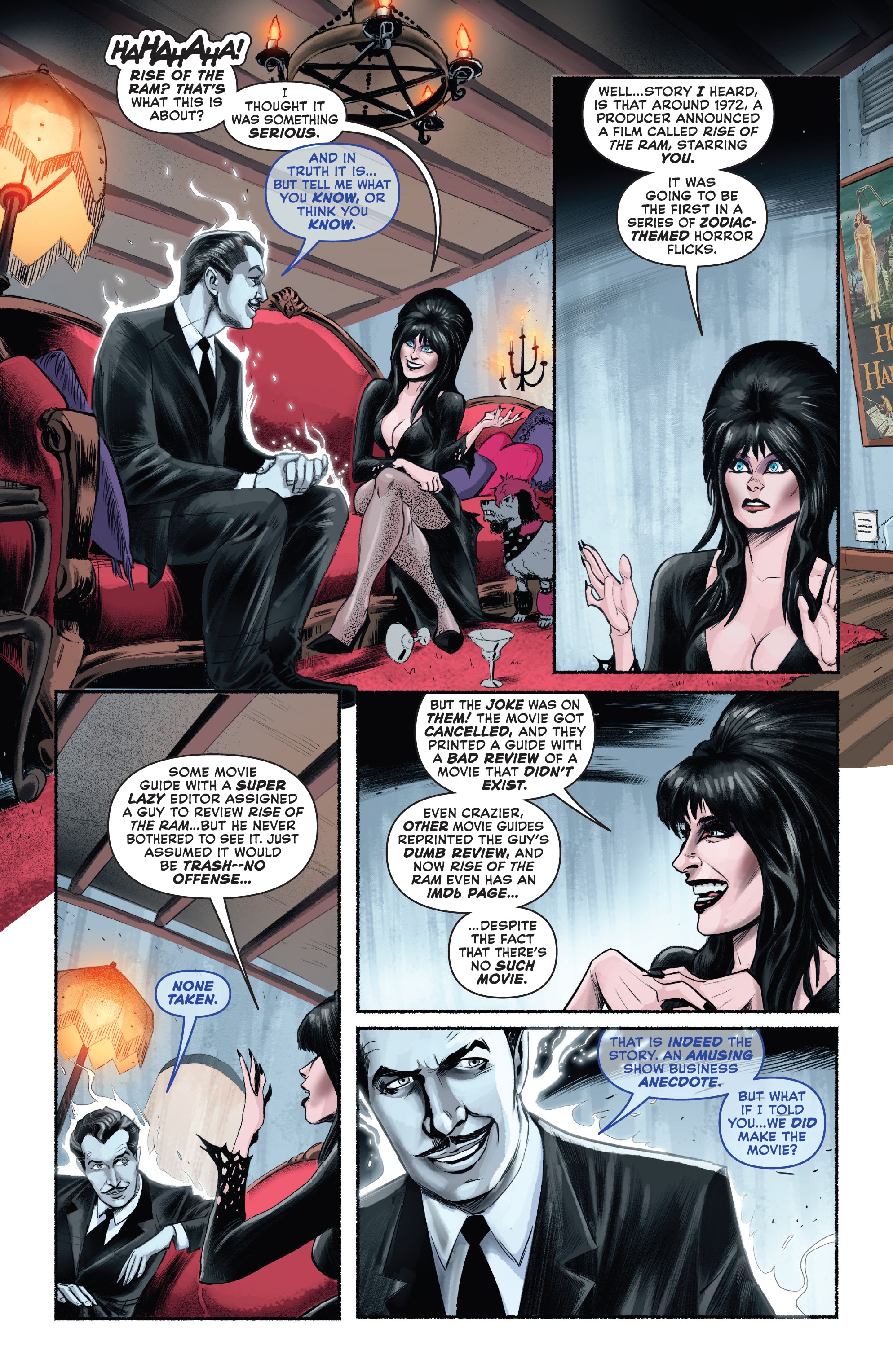 Read online Elvira Meets Vincent Price comic -  Issue #1 - 19