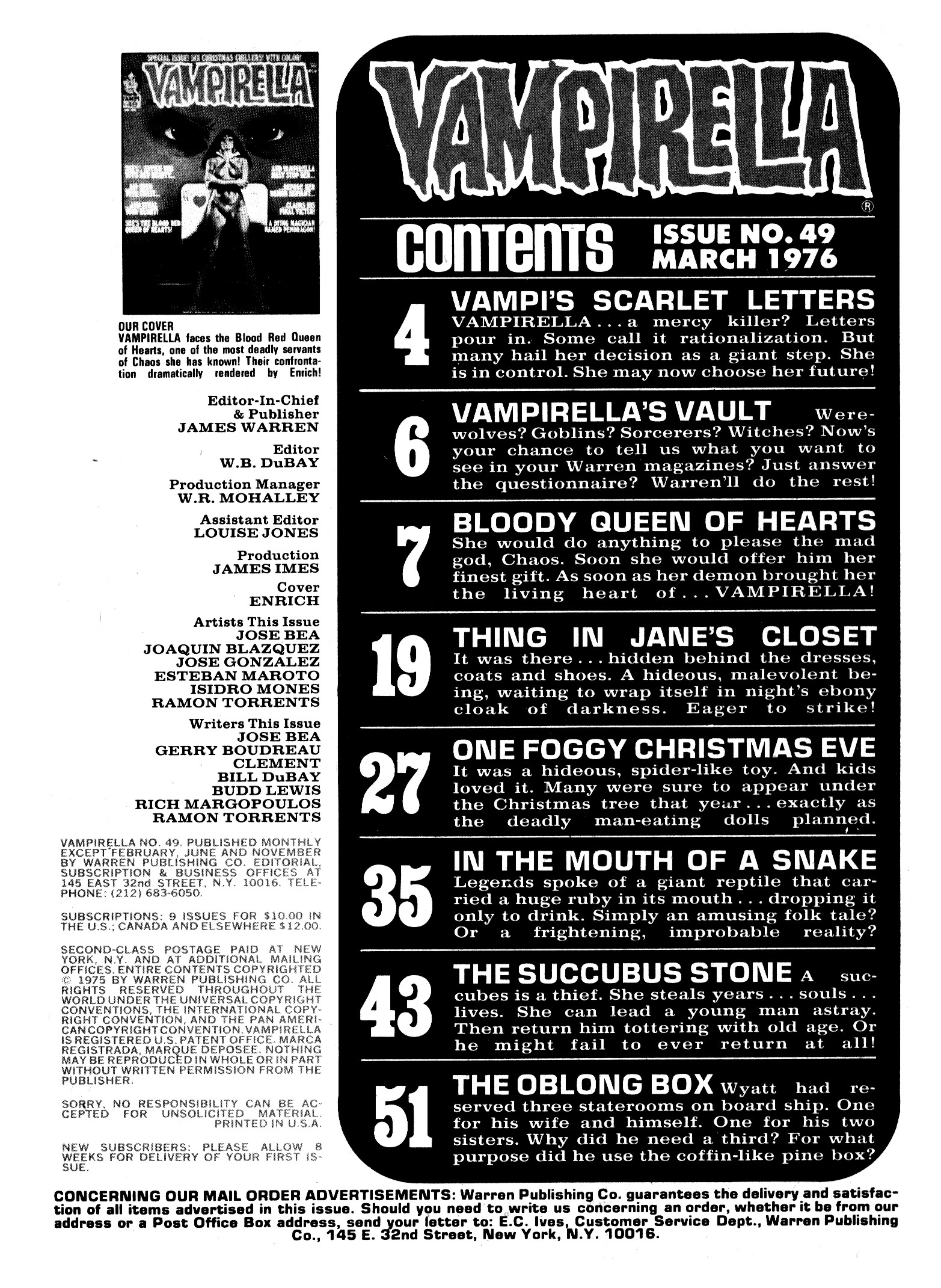 Read online Vampirella (1969) comic -  Issue #49 - 3