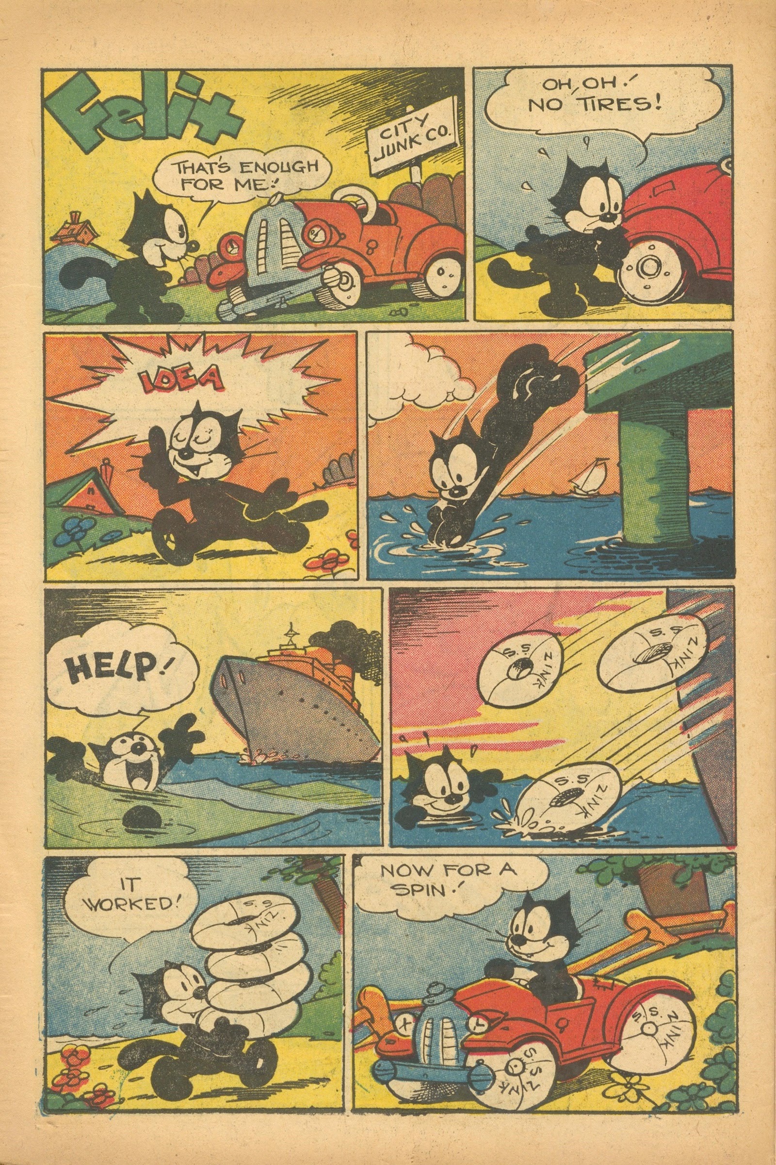 Read online Felix the Cat (1951) comic -  Issue #27 - 34