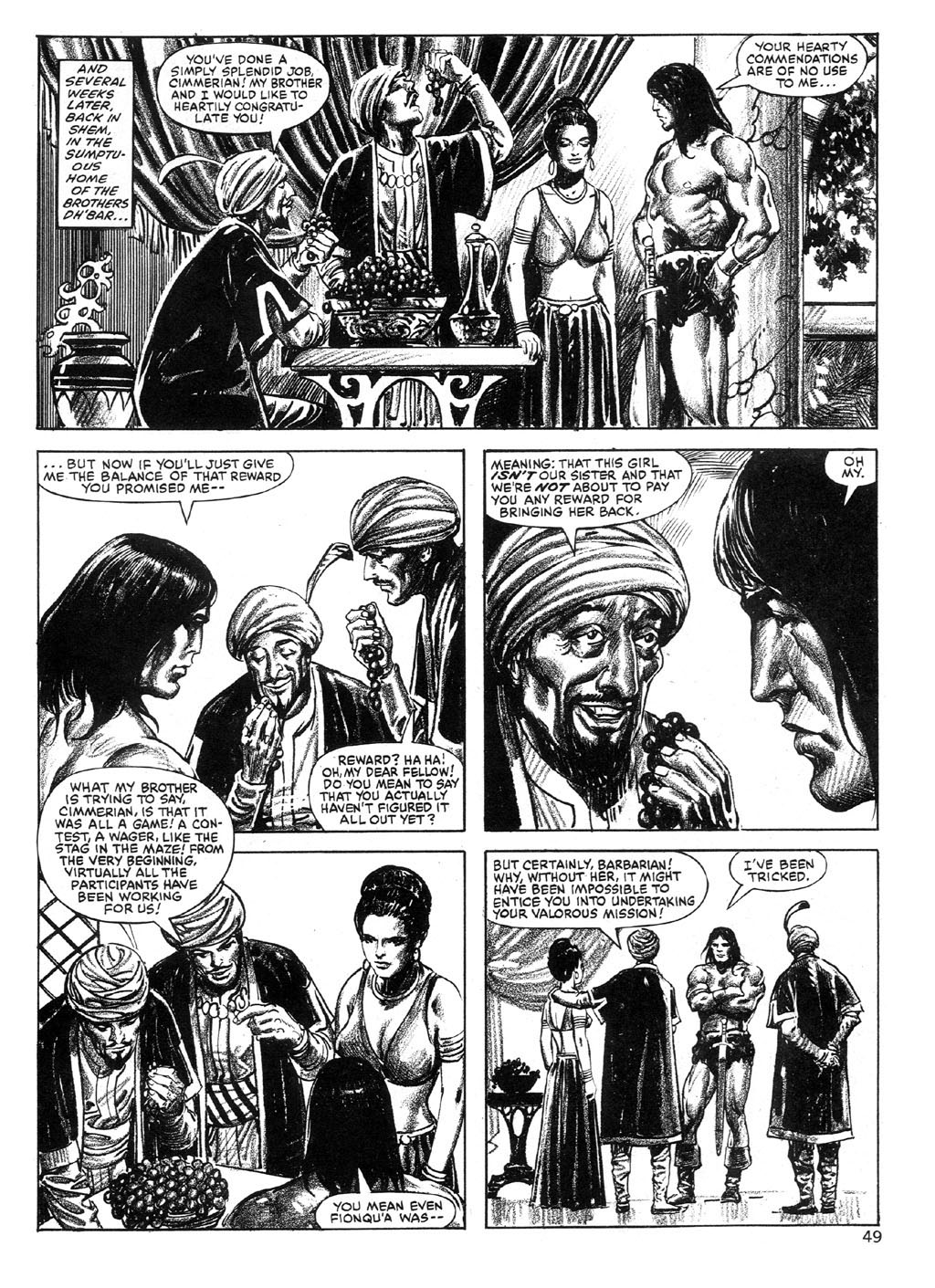 Read online The Savage Sword Of Conan comic -  Issue #89 - 48