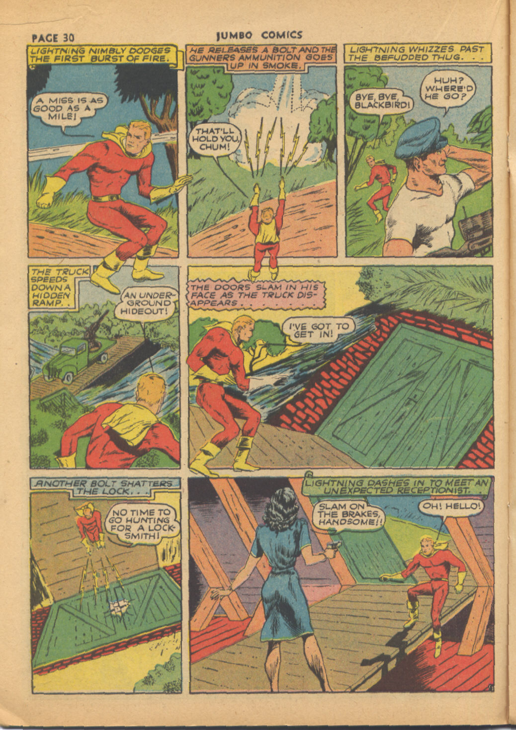 Read online Jumbo Comics comic -  Issue #33 - 32