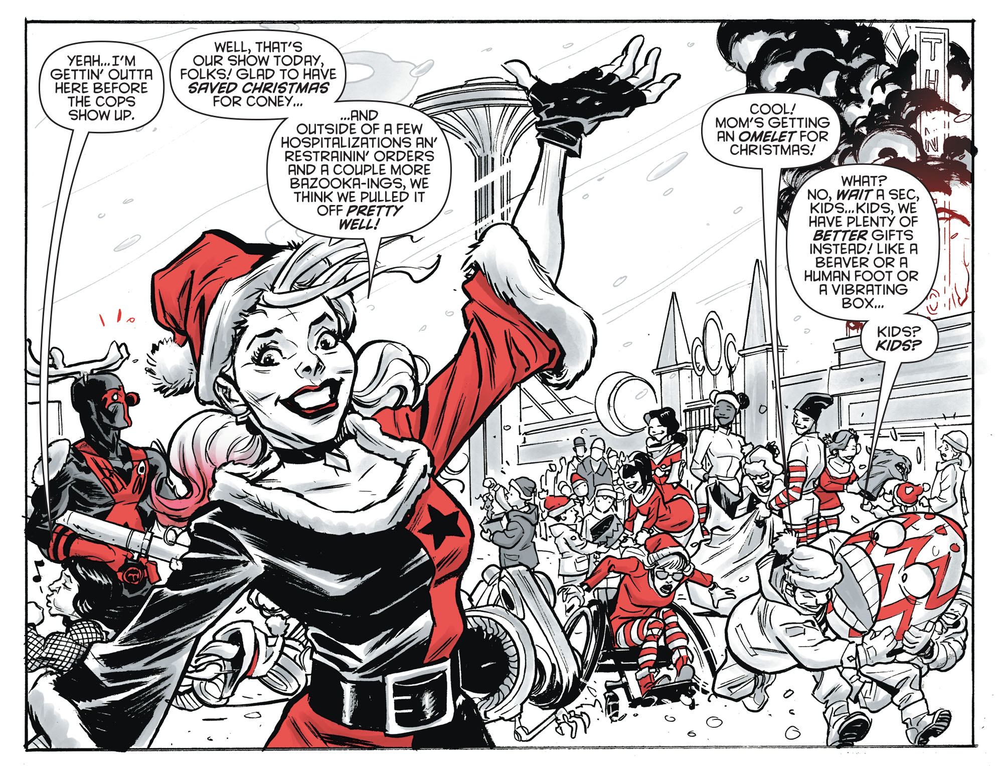 Read online Harley Quinn Black   White   Red comic -  Issue #16 - 22